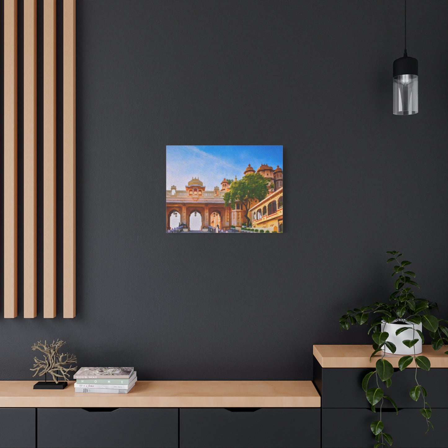 Udaipur, India | Watercolor Canvas Print | The Painted Passport®