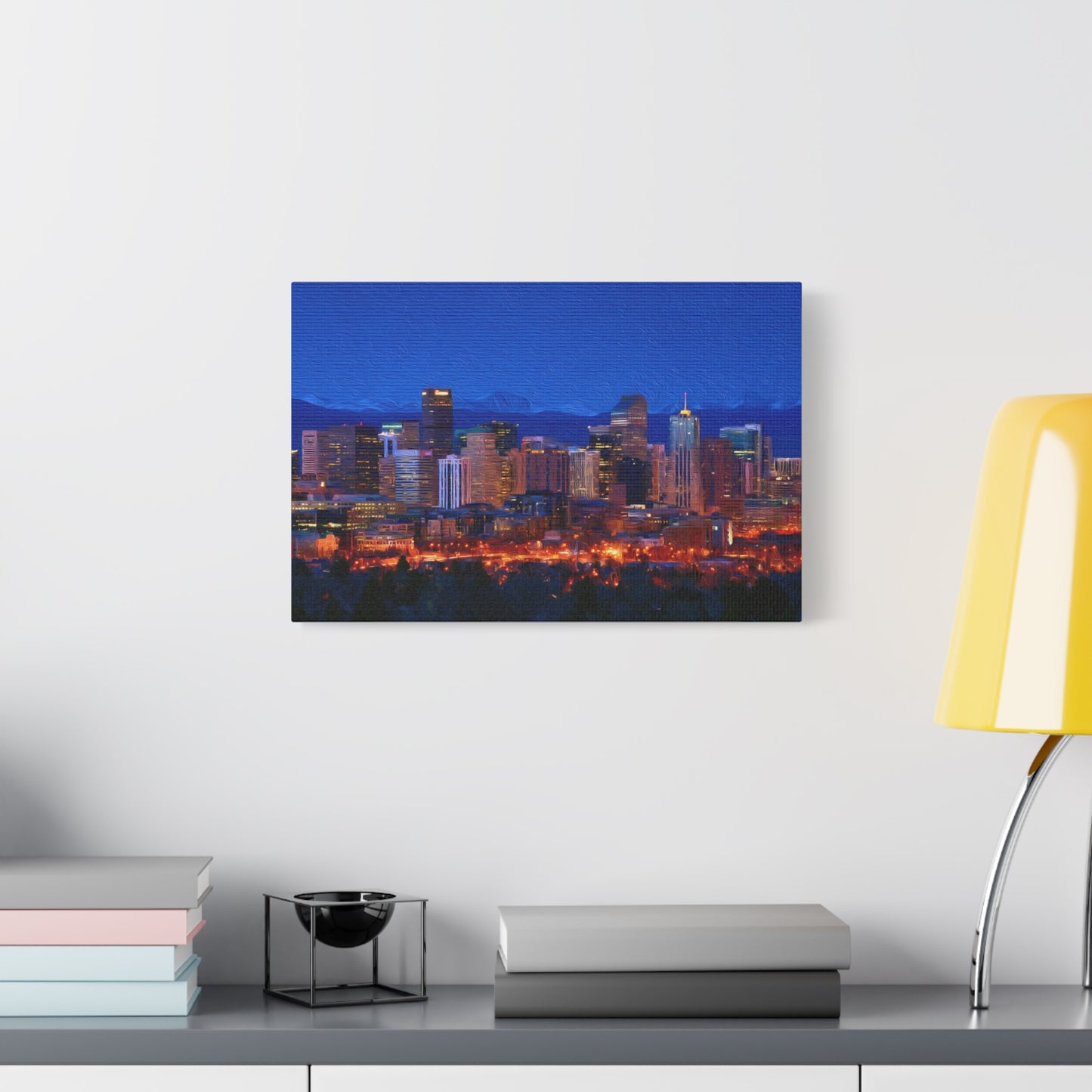 Denver, Colorado | Watercolor Canvas Print | The Painted Passport®