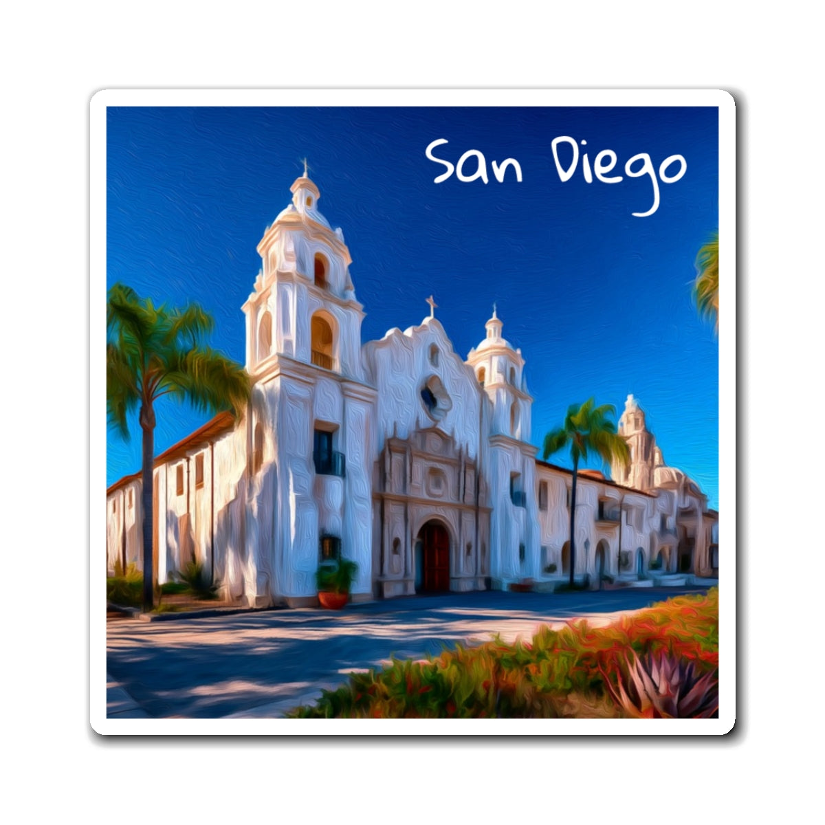 San Diego, California | Watercolor Magnet | The Painted Passport®