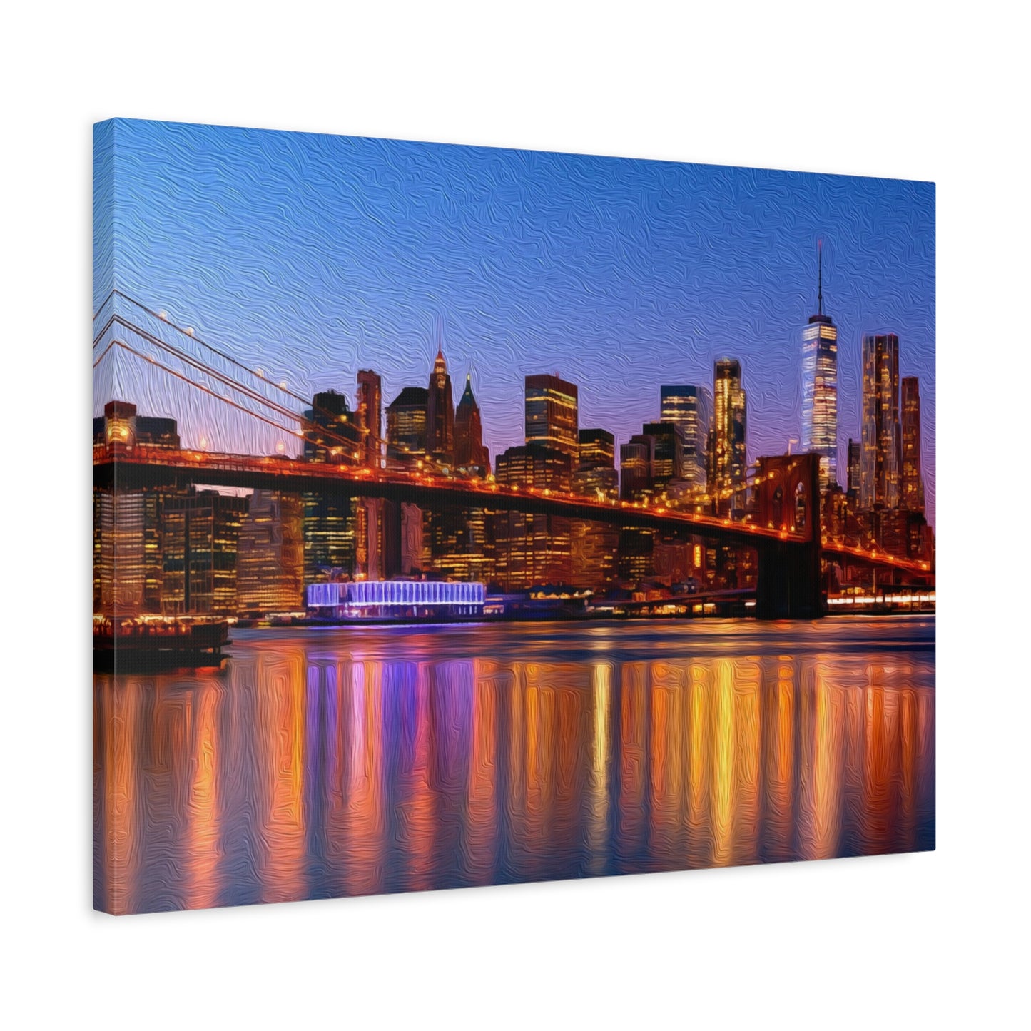 New York City, New York | Watercolor Canvas Print | The Painted Passport®