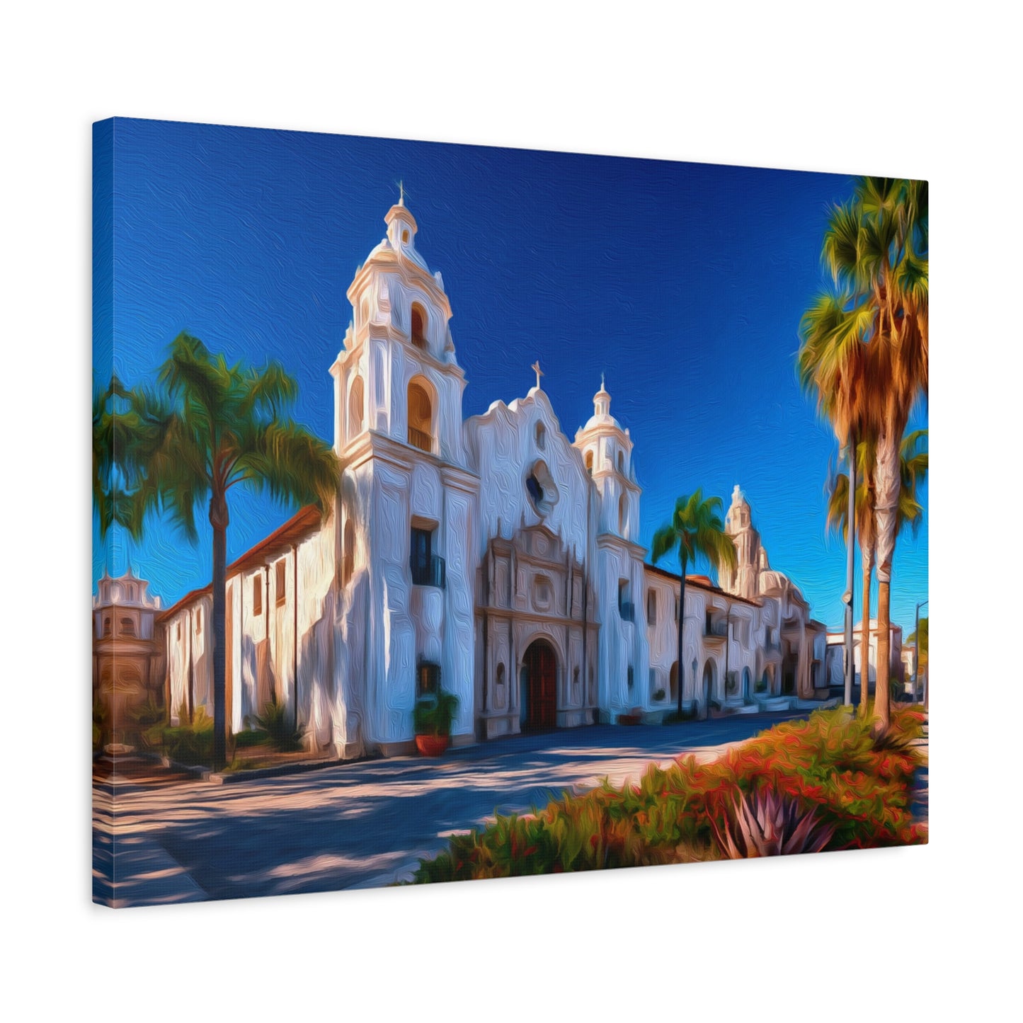 San Diego, California | Watercolor Canvas Print | The Painted Passport®