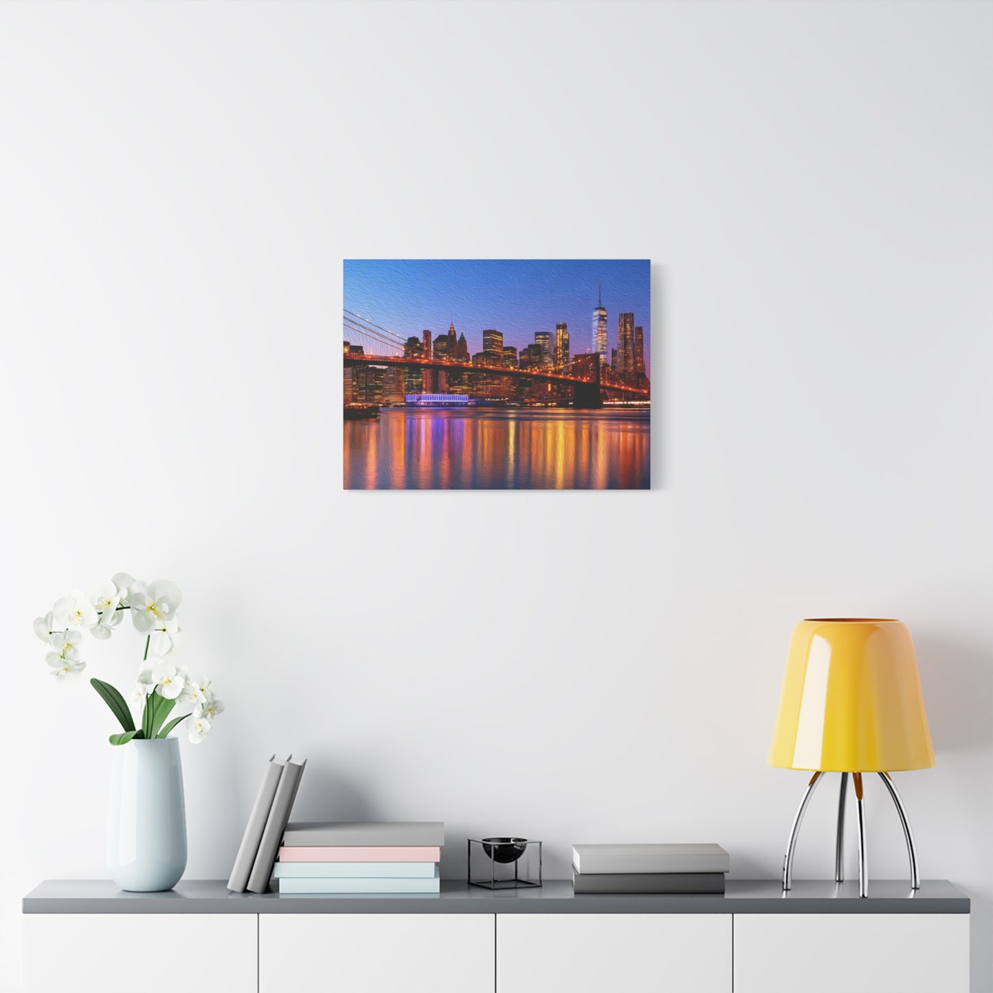 New York City, New York | Watercolor Canvas Print | The Painted Passport®