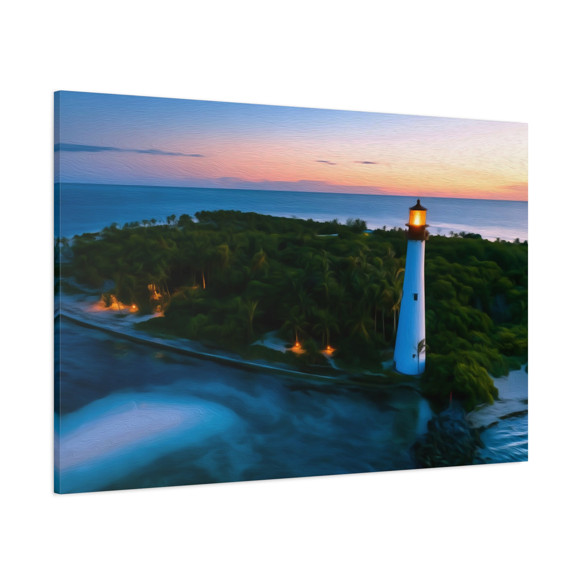 Miami, Florida | Watercolor Canvas Print | The Painted Passport®