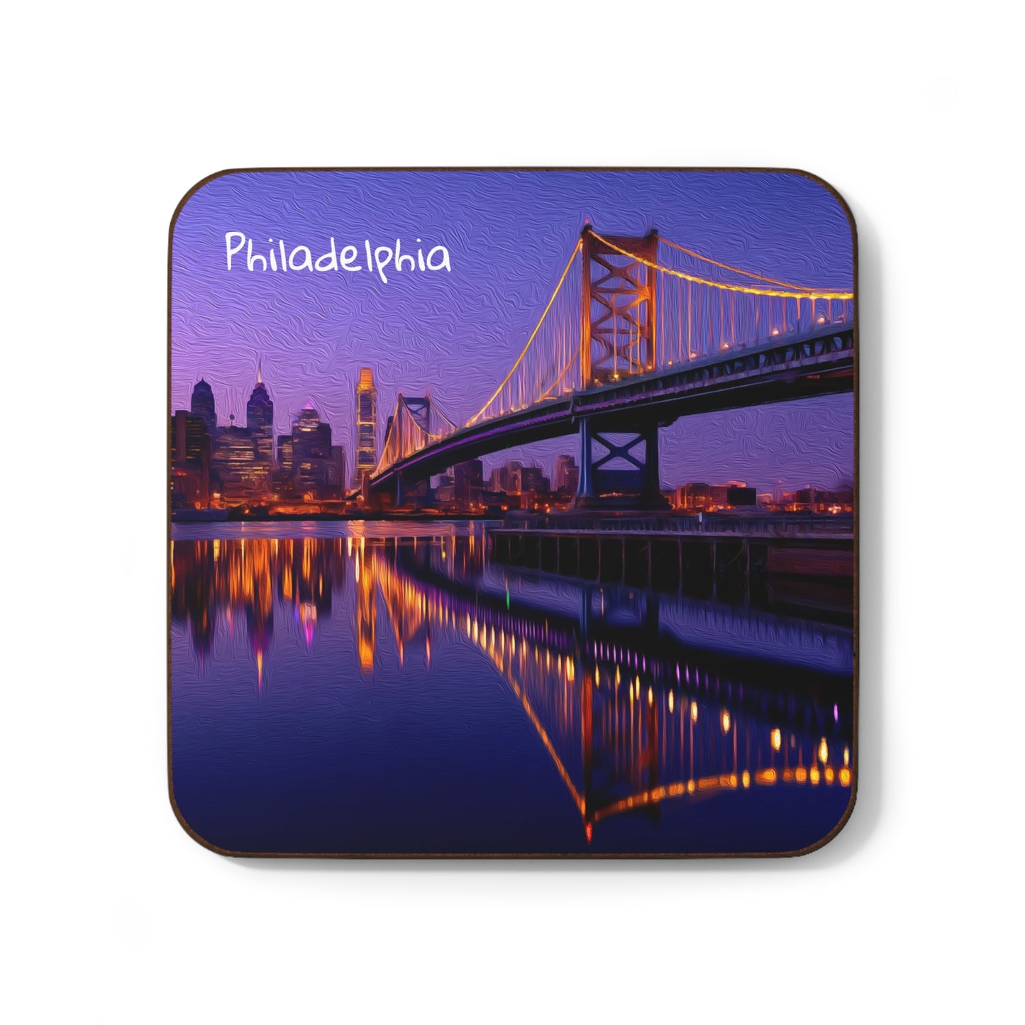 Philadelphia, Pennsylvania | Watercolor Coaster | The Painted Passport®