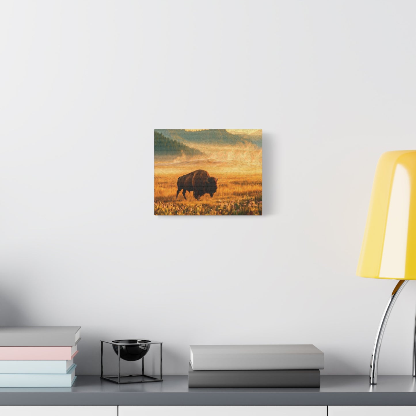 Yellowstone National Park, Wyoming | Watercolor Canvas Print | The Painted Passport®