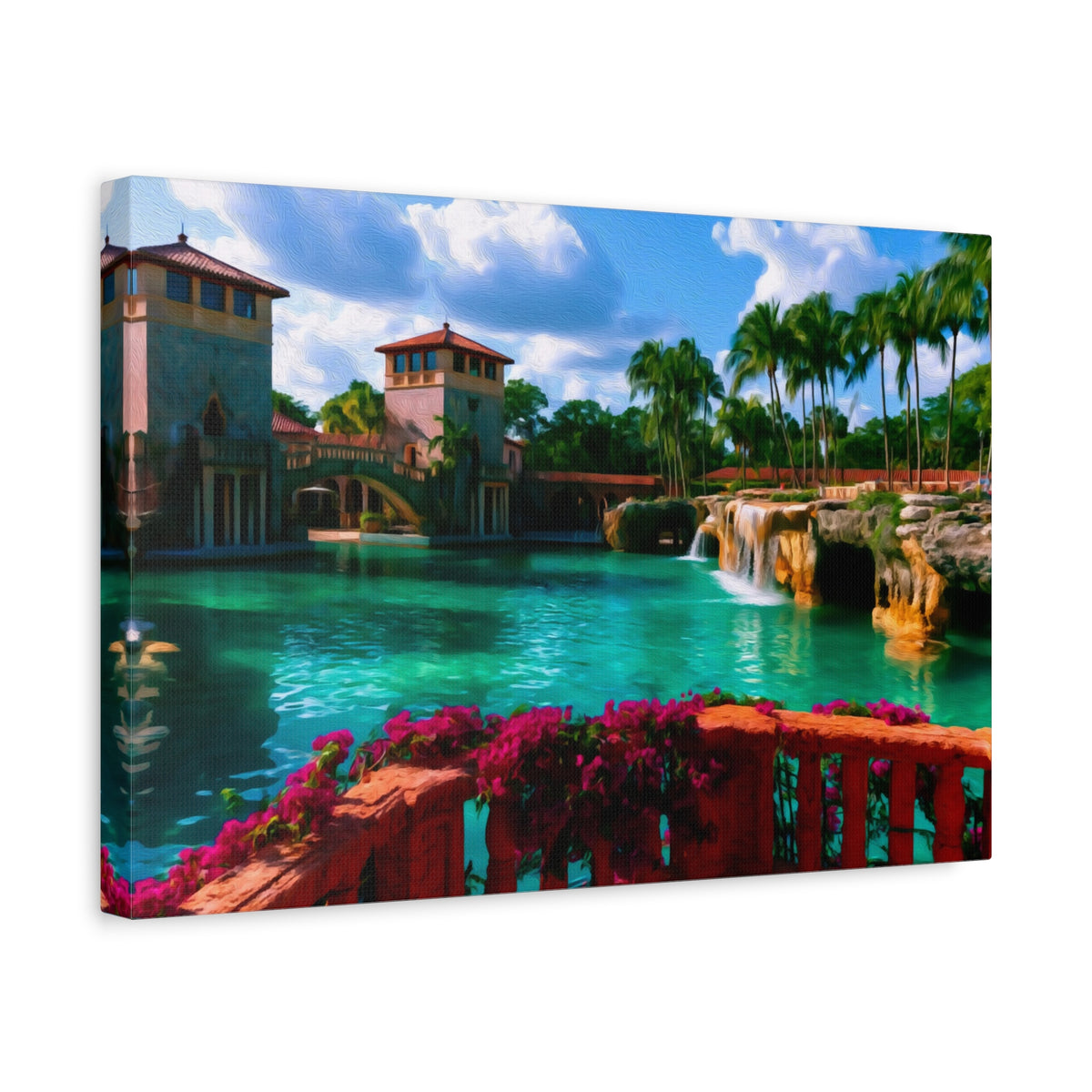 Miami, Florida | Watercolor Canvas Print | The Painted Passport®