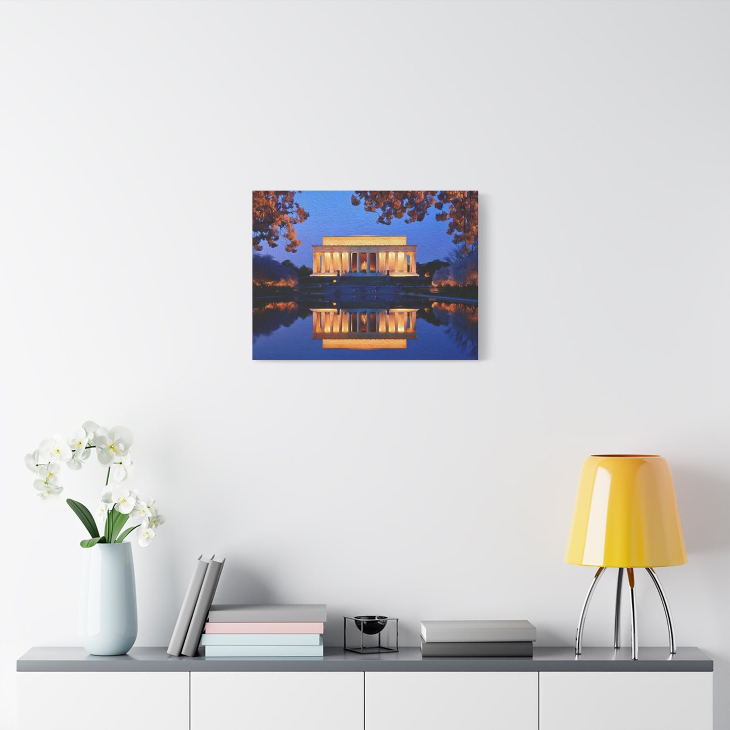 Washington DC, USA | Watercolor Canvas Print | The Painted Passport®