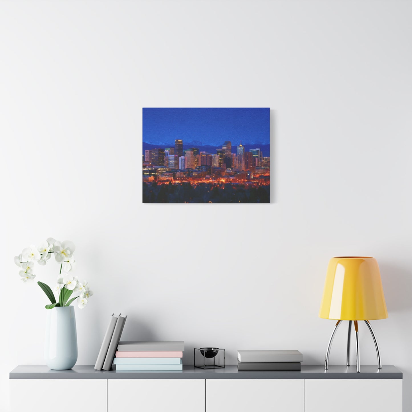 Denver, Colorado | Watercolor Canvas Print | The Painted Passport®