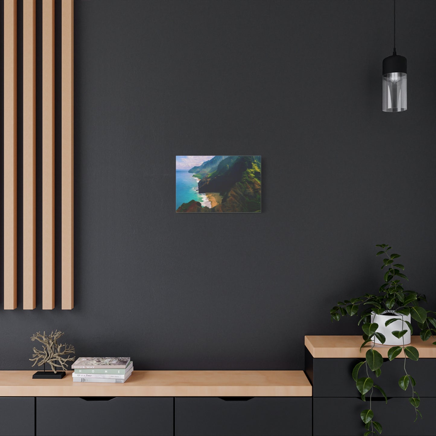 Na Pali Coast, Kauai | Watercolor Canvas Print | The Painted Passport®