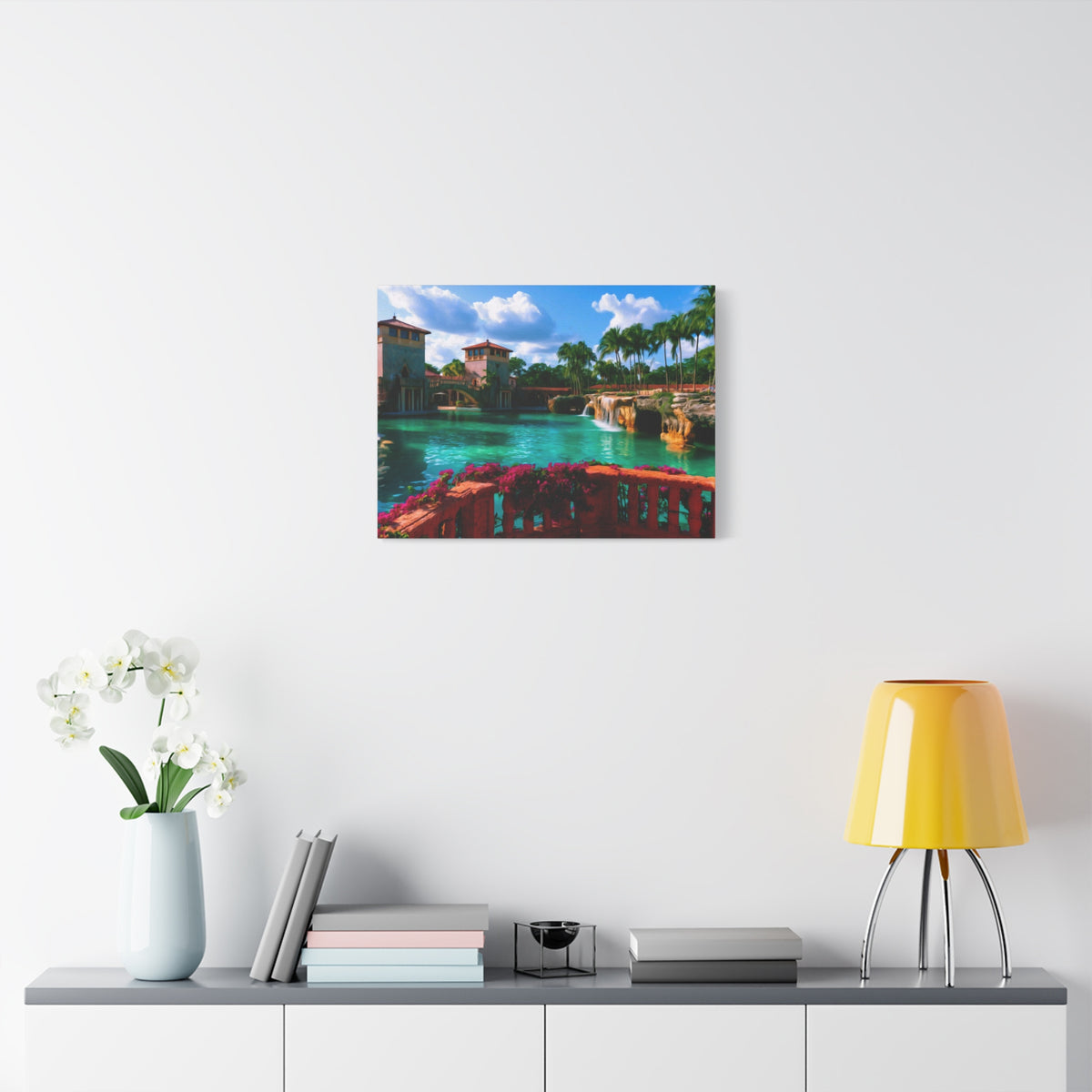 Miami, Florida | Watercolor Canvas Print | The Painted Passport®
