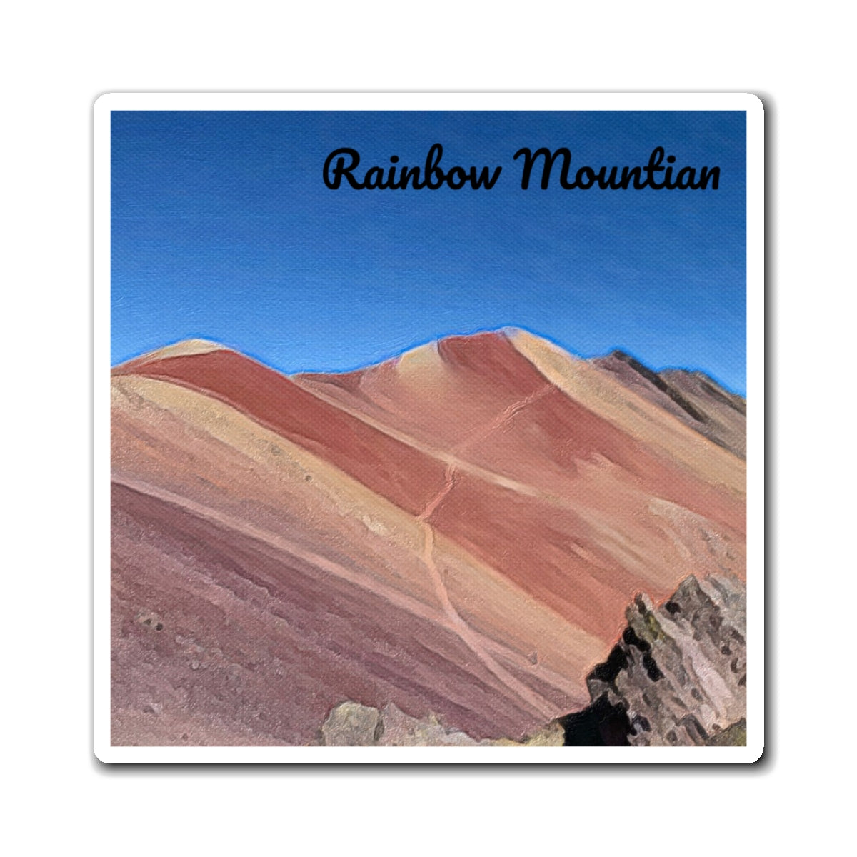 Rainbow Mountain, Peru Magnet 🇵🇪