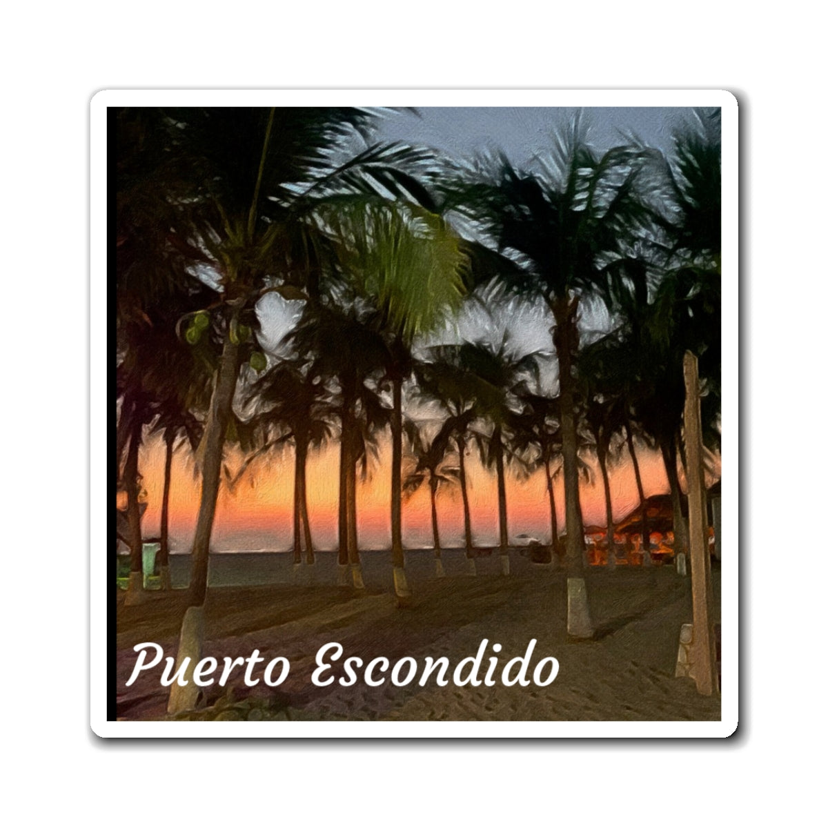 Puerto Escondido, Oaxaca Magnet 🌴