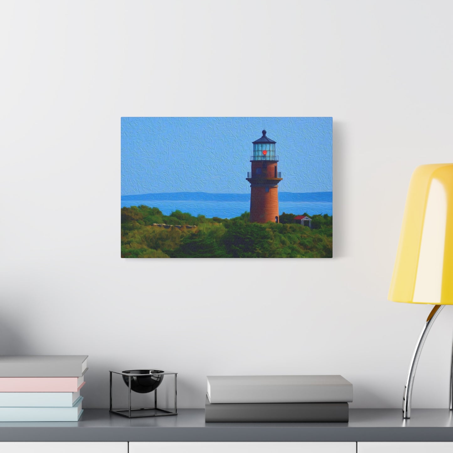 Martha's Vineyard, Massachusetts | Watercolor Canvas Print | The Painted Passport®