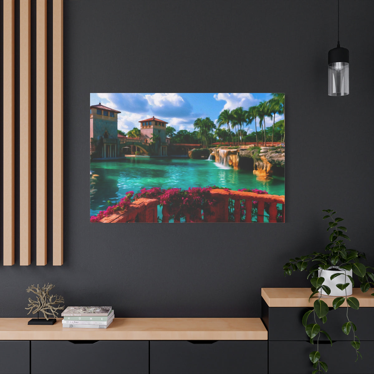 Miami, Florida | Watercolor Canvas Print | The Painted Passport®