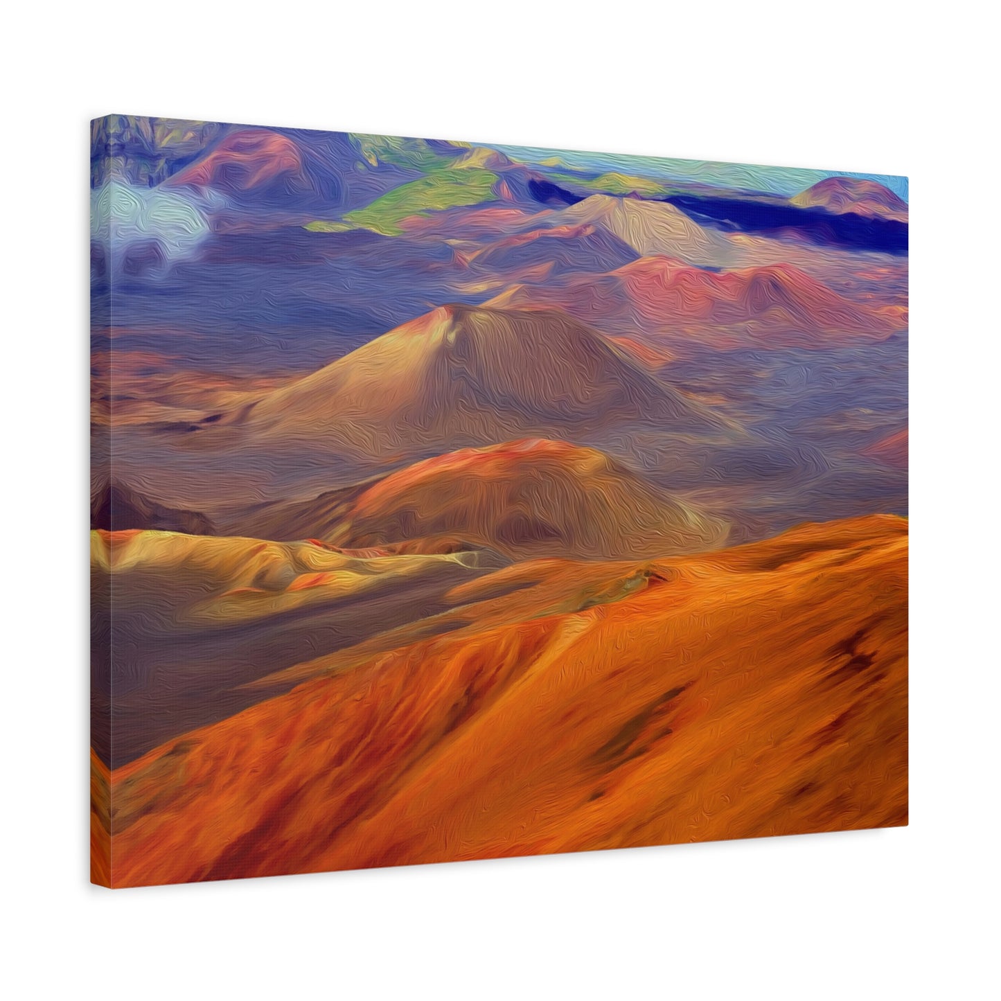 Haleakala, Maui | Watercolor Canvas Print | The Painted Passport®