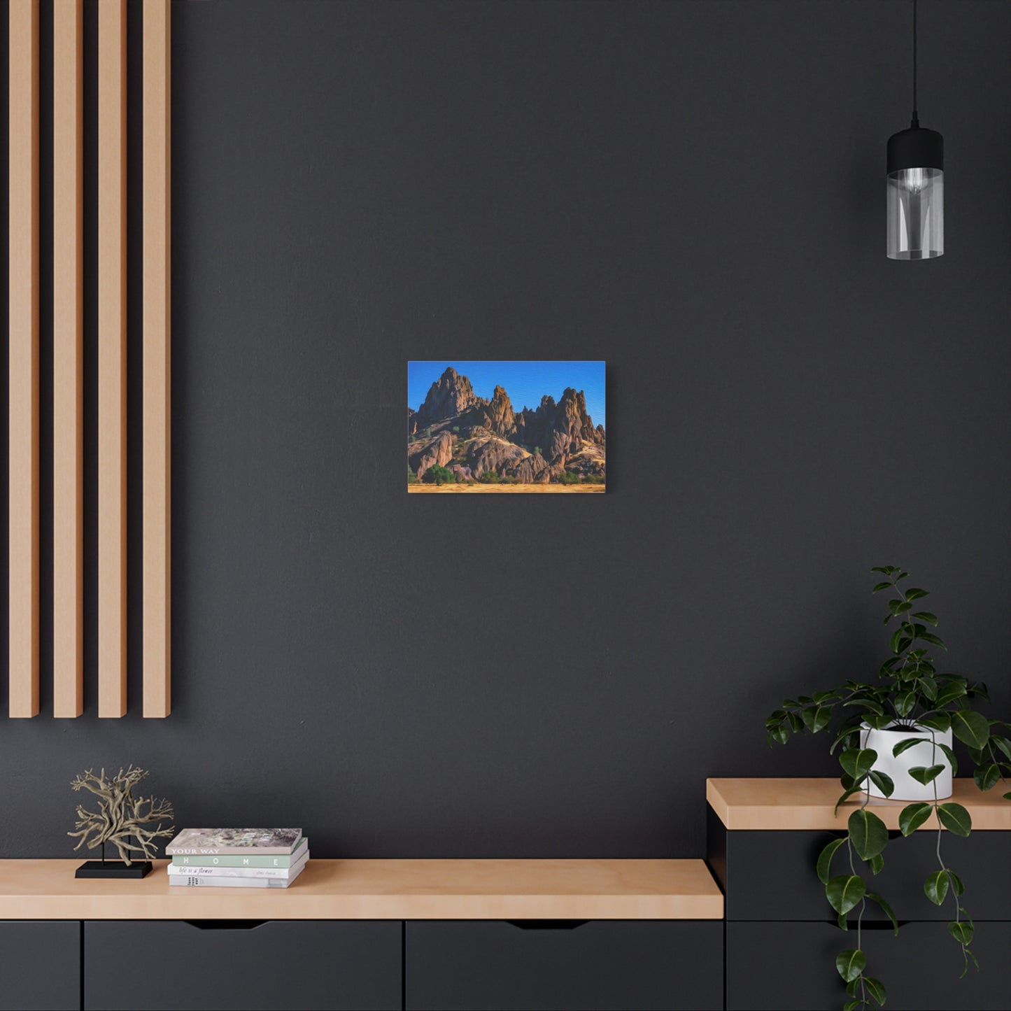 Pinnacles National Park, California | Watercolor Canvas Print | The Painted Passport®