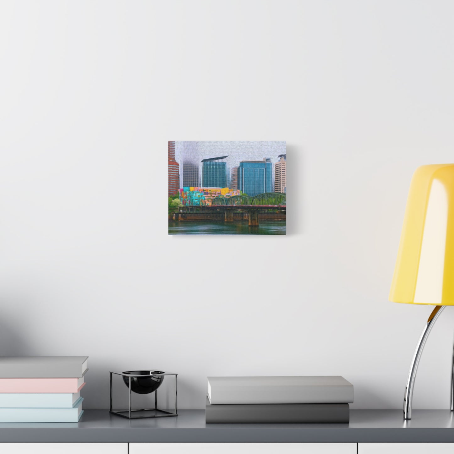 Portland, Oregon | Watercolor Canvas Print | The Painted Passport®