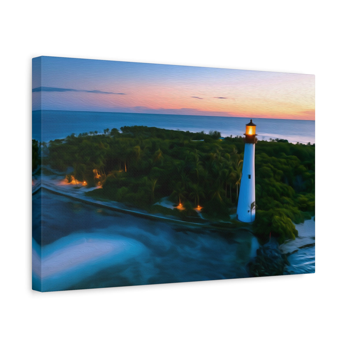 Miami, Florida | Watercolor Canvas Print | The Painted Passport®