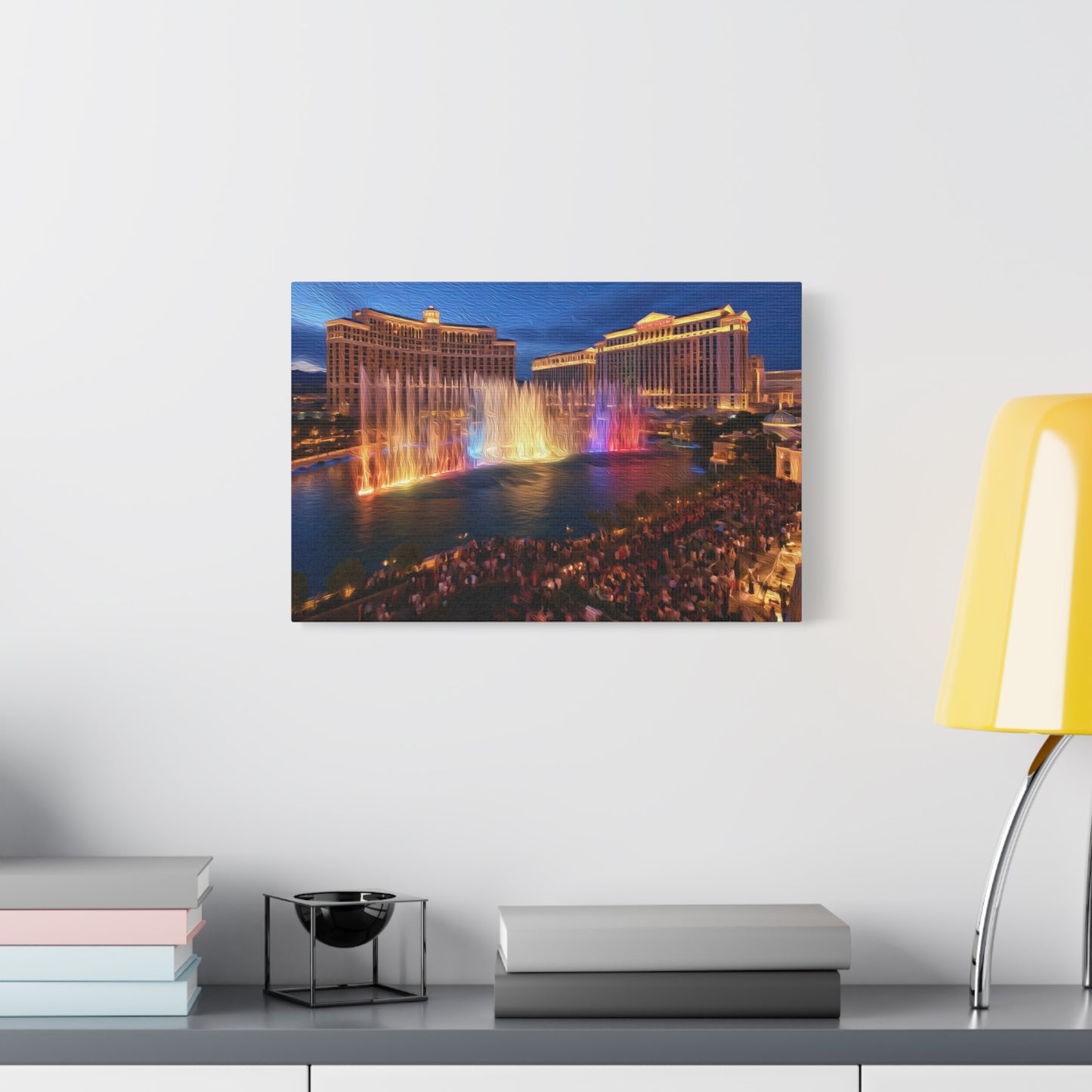 Las Vegas, Nevada | Watercolor Canvas Print | The Painted Passport®