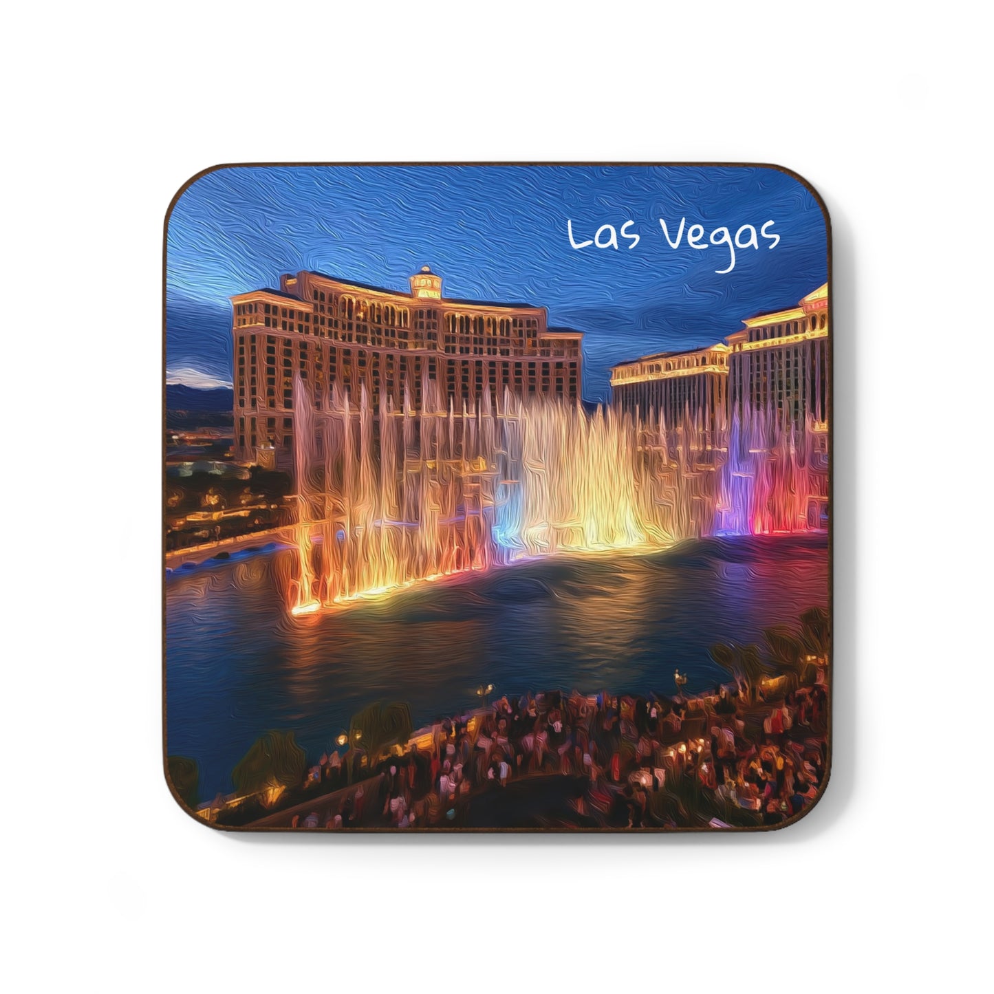 Las Vegas, Nevada | Watercolor Coaster | The Painted Passport®