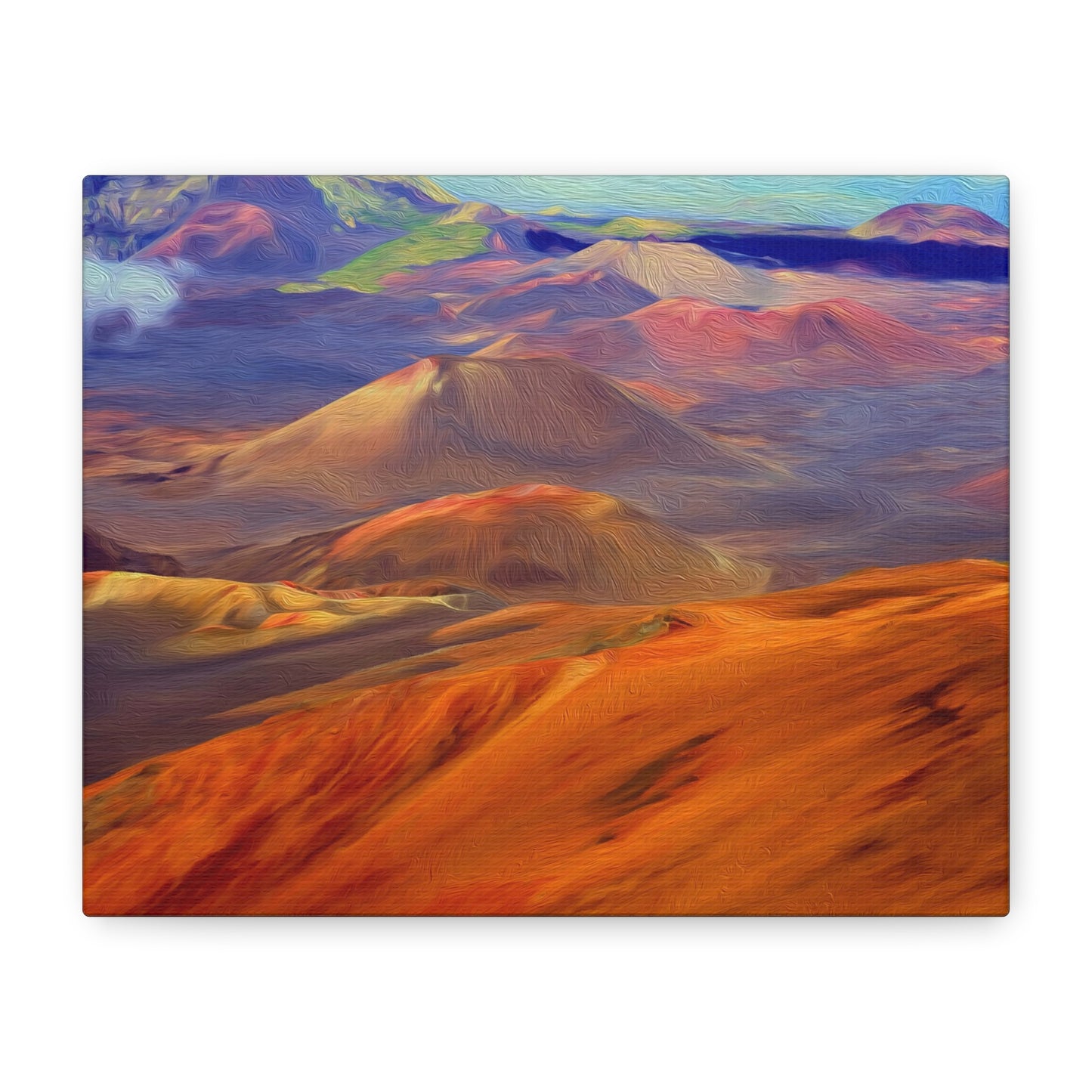 Haleakala, Maui | Watercolor Canvas Print | The Painted Passport®