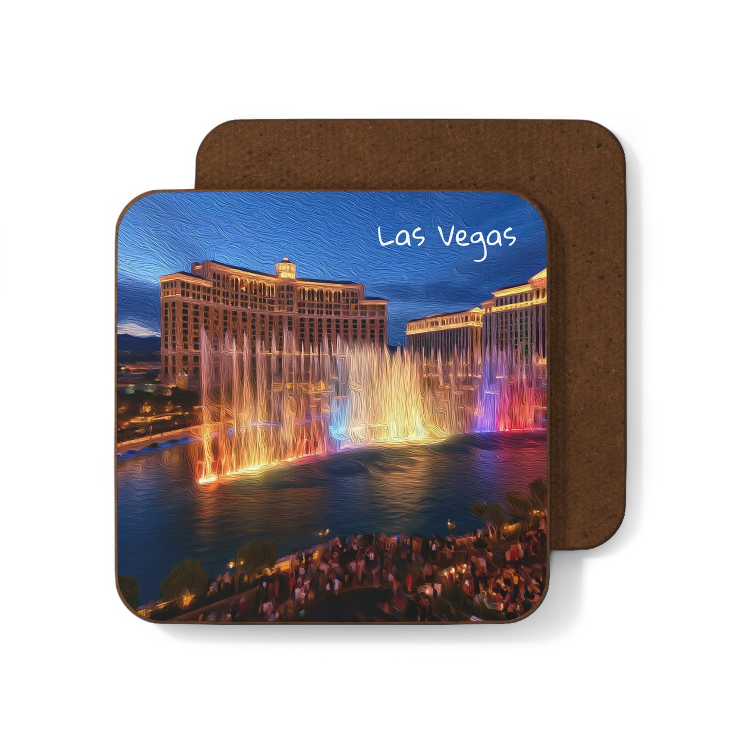 Las Vegas, Nevada | Watercolor Coaster | The Painted Passport®