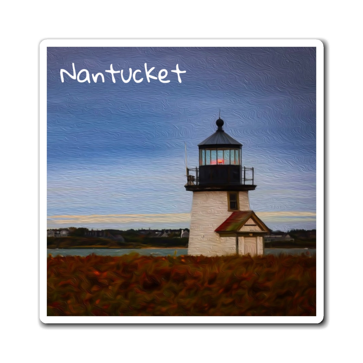 Nantucket, Massachusetts | Watercolor Magnet | The Painted Passport®