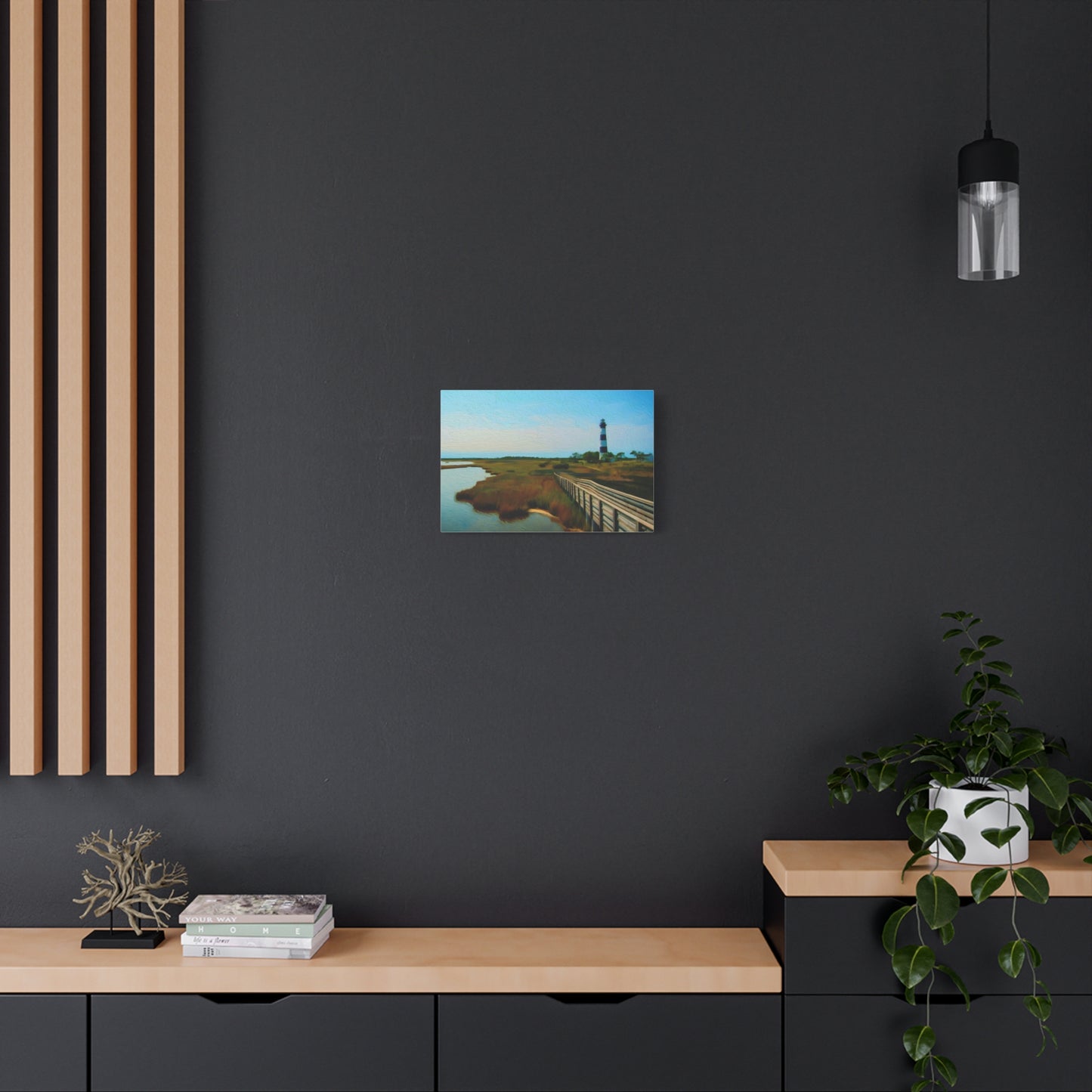 Outer Banks, North Carolina | Watercolor Canvas Print | The Painted Passport®