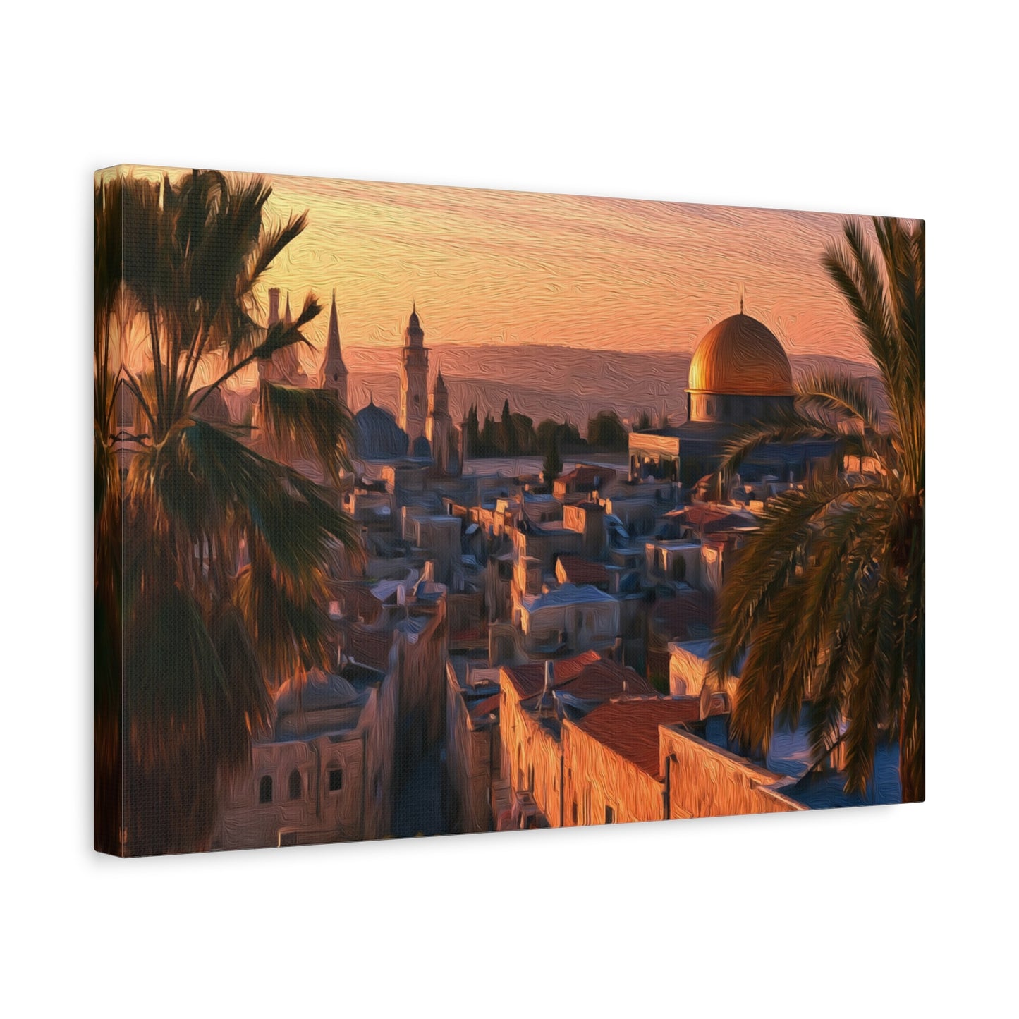 Jerusalem, Israel | Watercolor Canvas Print | The Painted Passport®