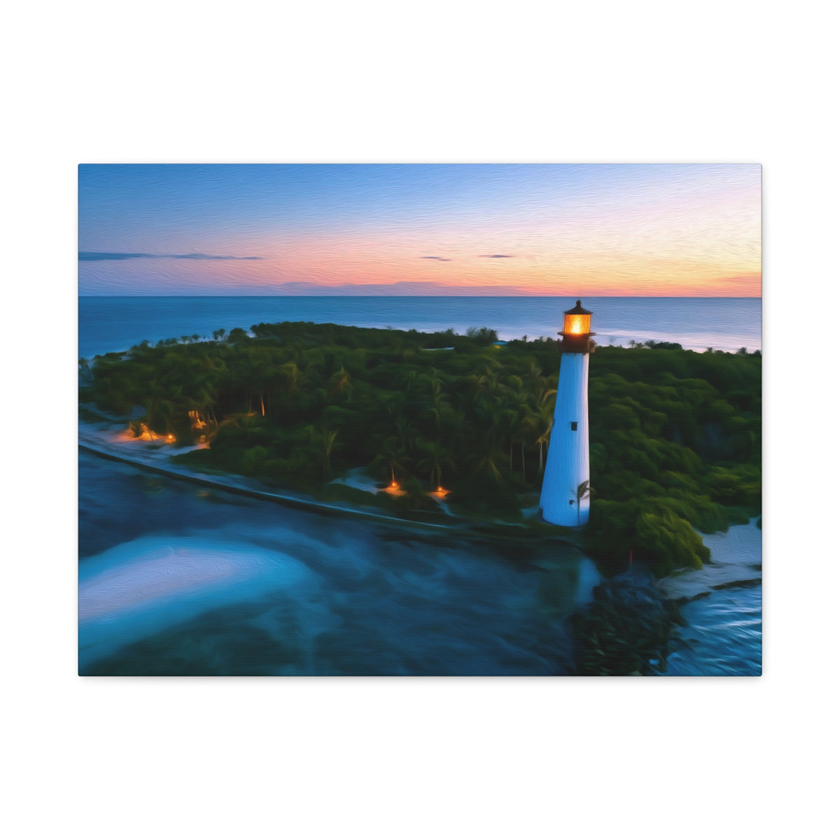 Miami, Florida | Watercolor Canvas Print | The Painted Passport®