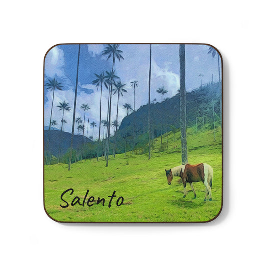Salento Hardboard Coaster - Artistic Home Decor for Coffee Lovers