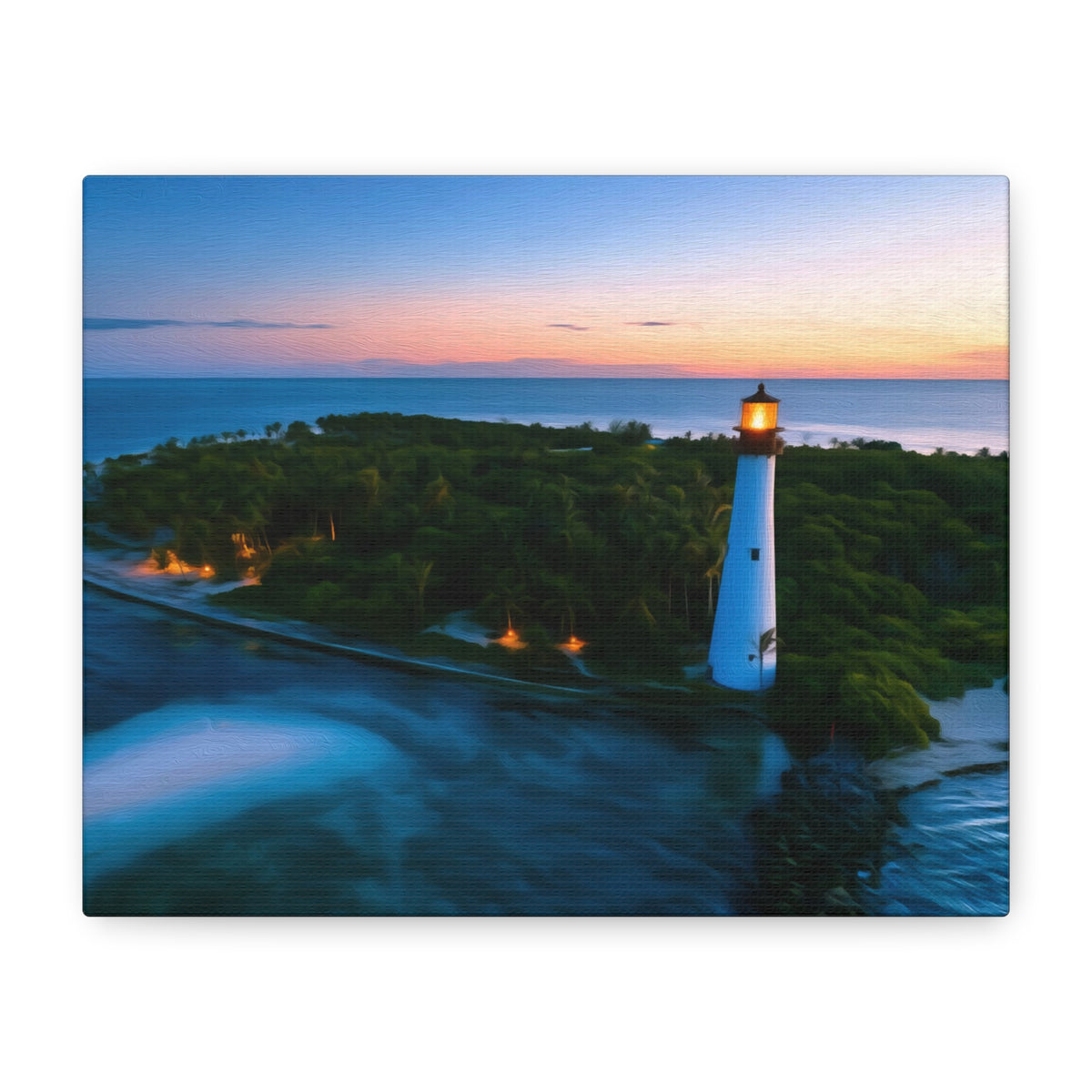 Miami, Florida | Watercolor Canvas Print | The Painted Passport®