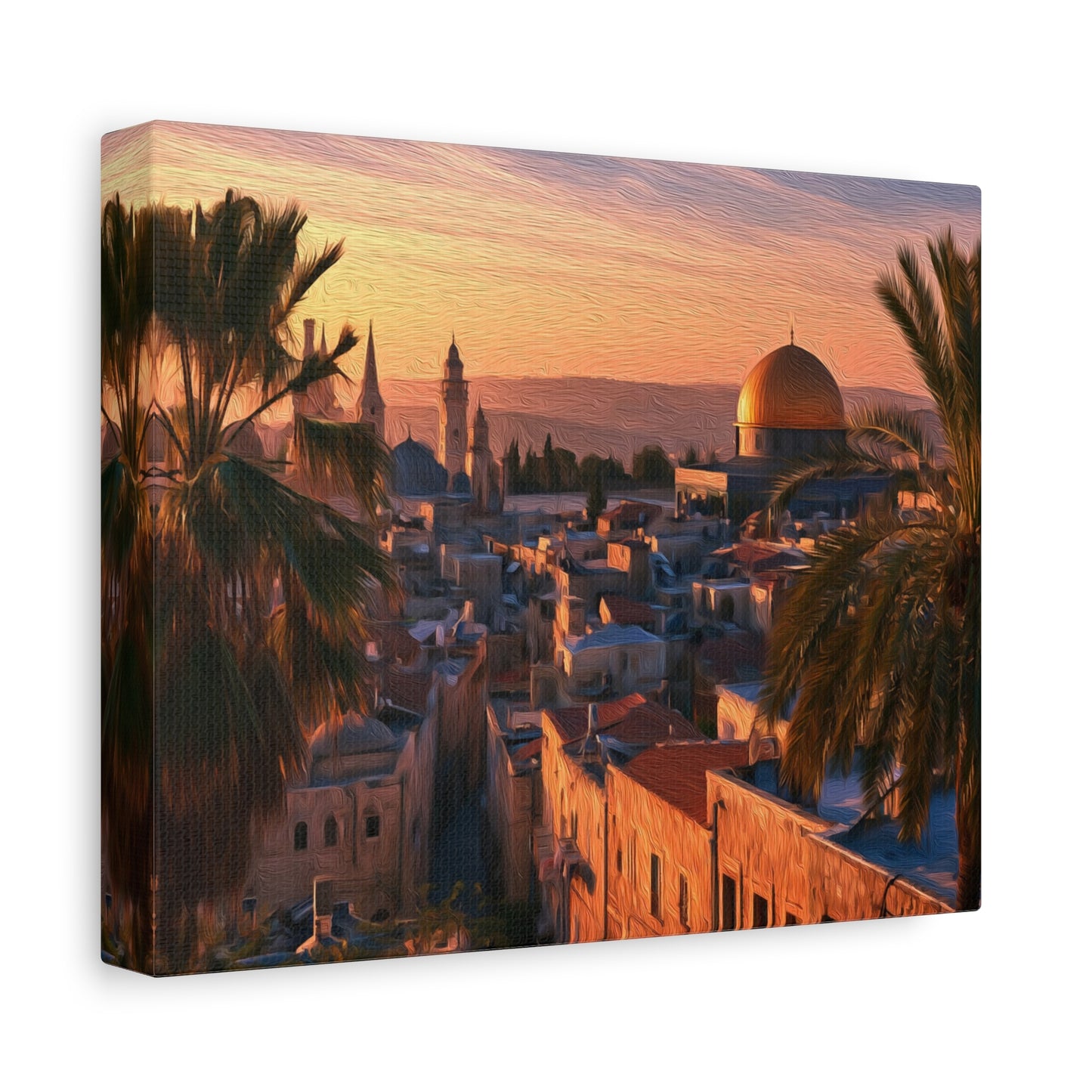 Jerusalem, Israel | Watercolor Canvas Print | The Painted Passport®