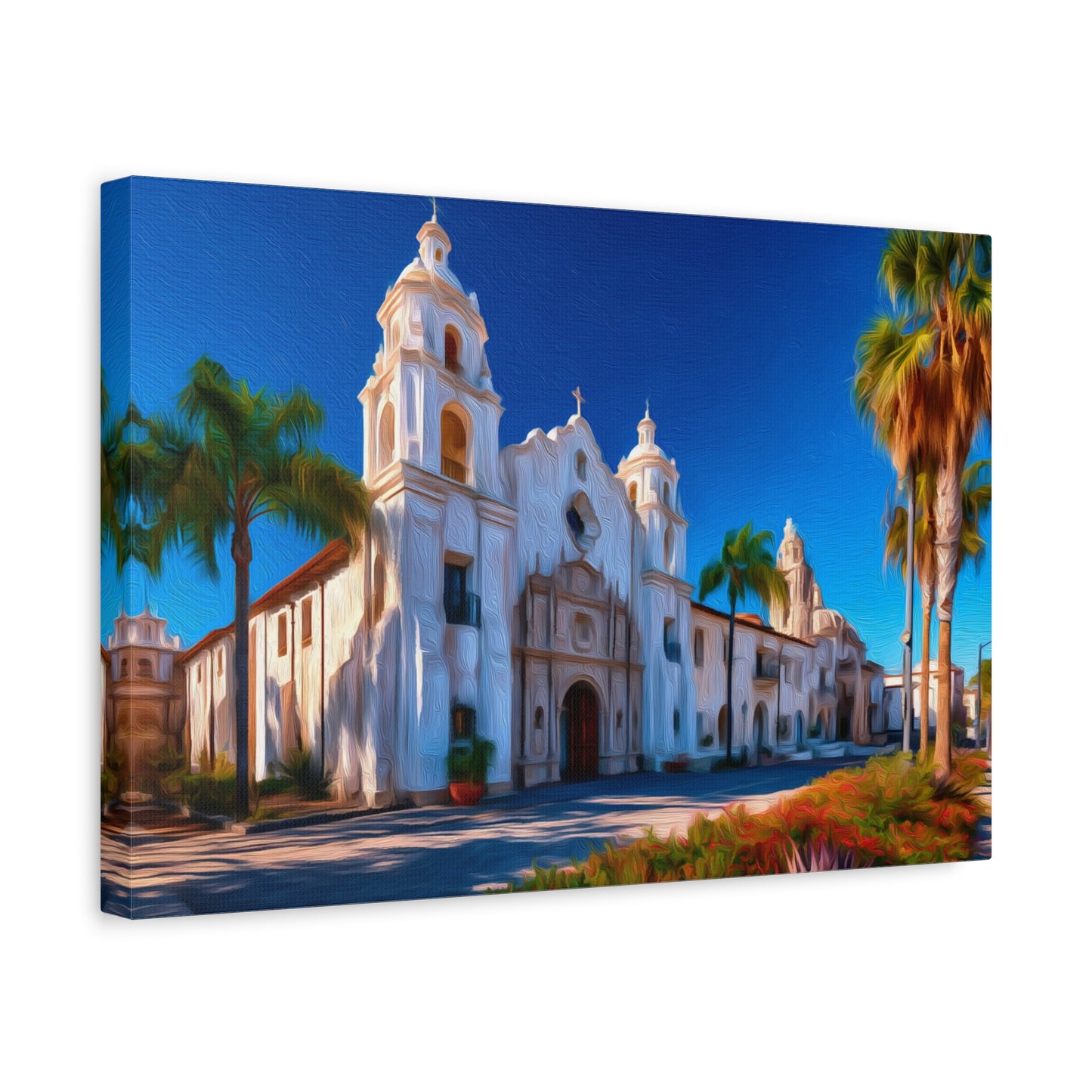San Diego, California | Watercolor Canvas Print | The Painted Passport®