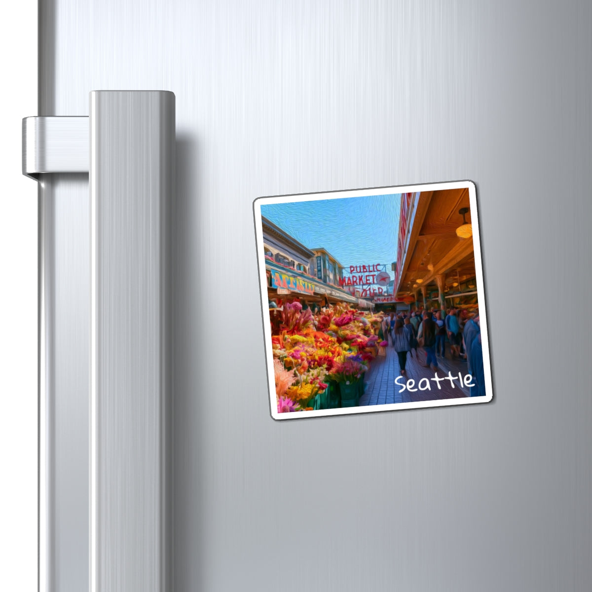 Seattle, Washington | Watercolor Magnet | The Painted Passport®