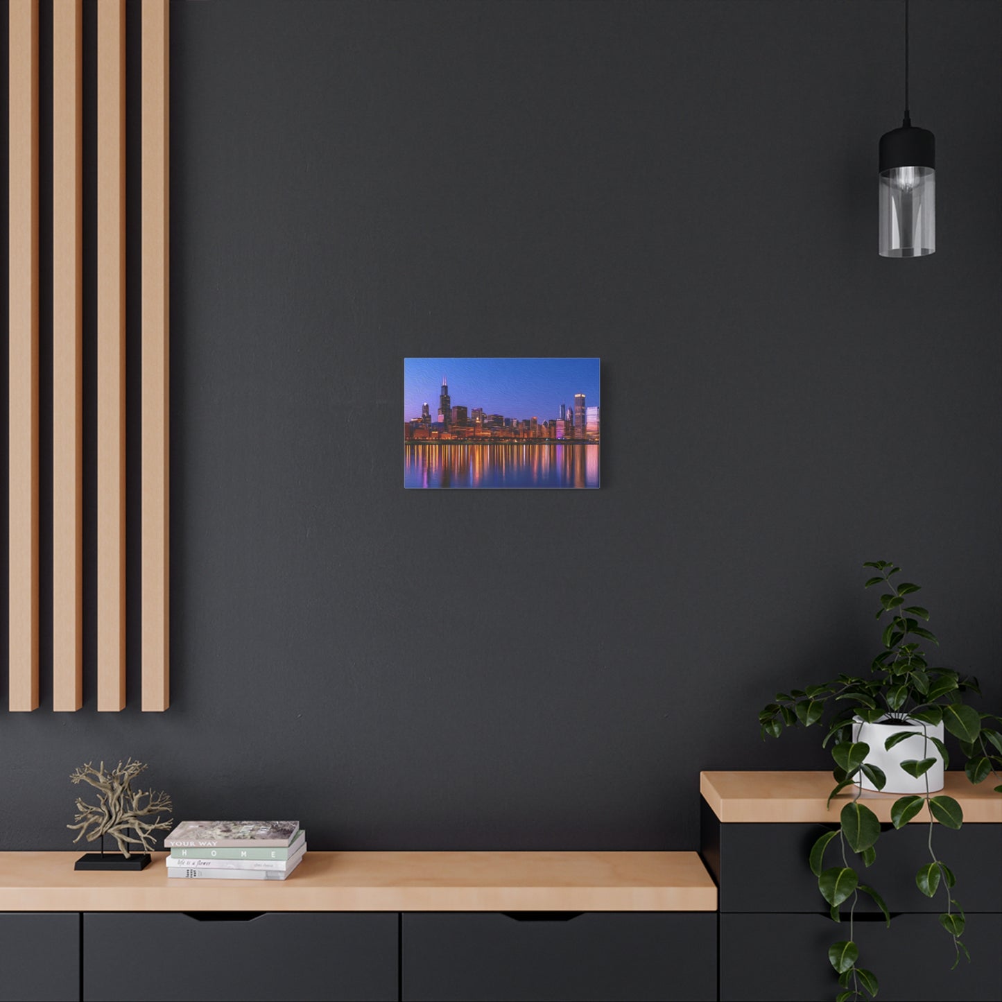 Chicago, Illinois | Watercolor Canvas Print | The Painted Passport®