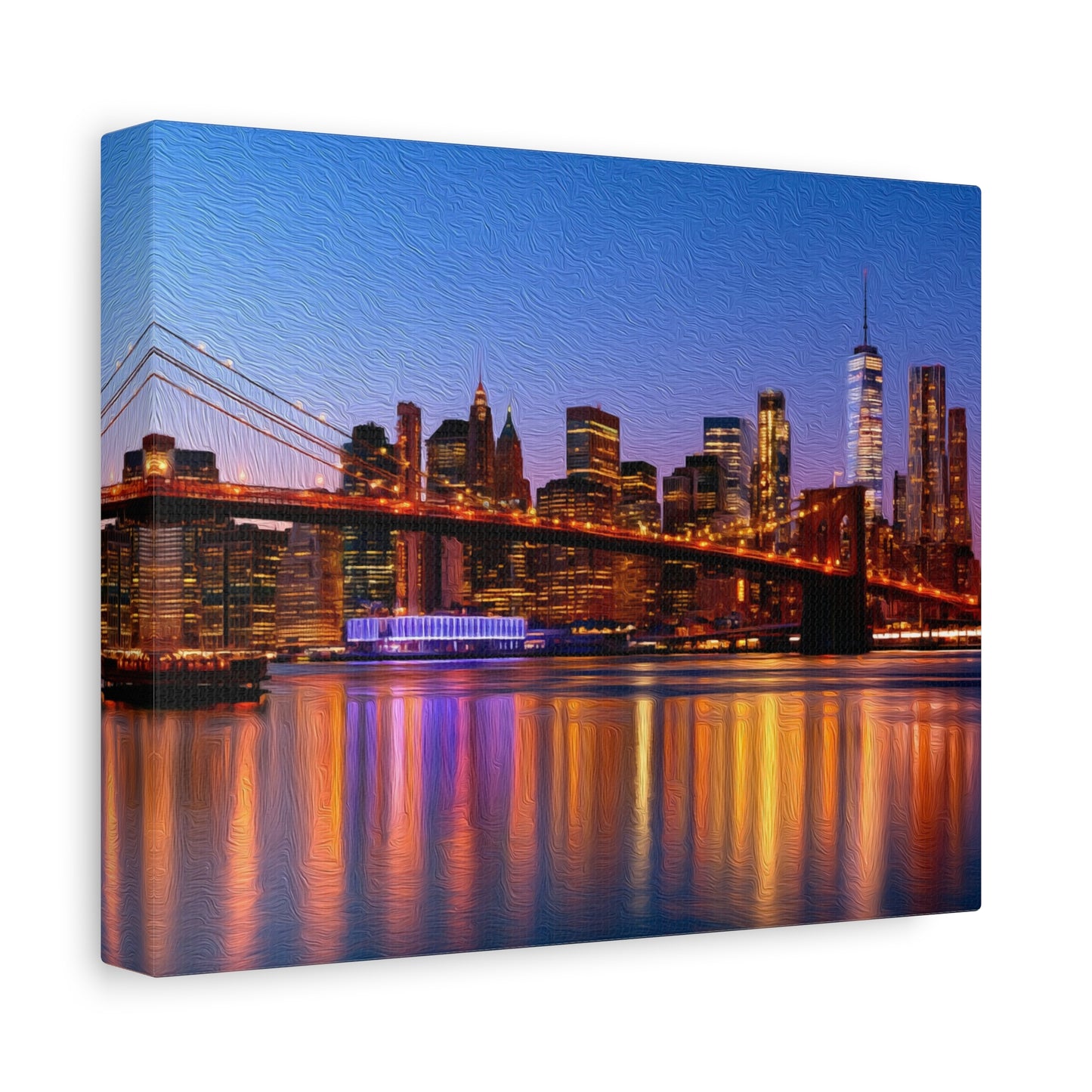 New York City, New York | Watercolor Canvas Print | The Painted Passport®