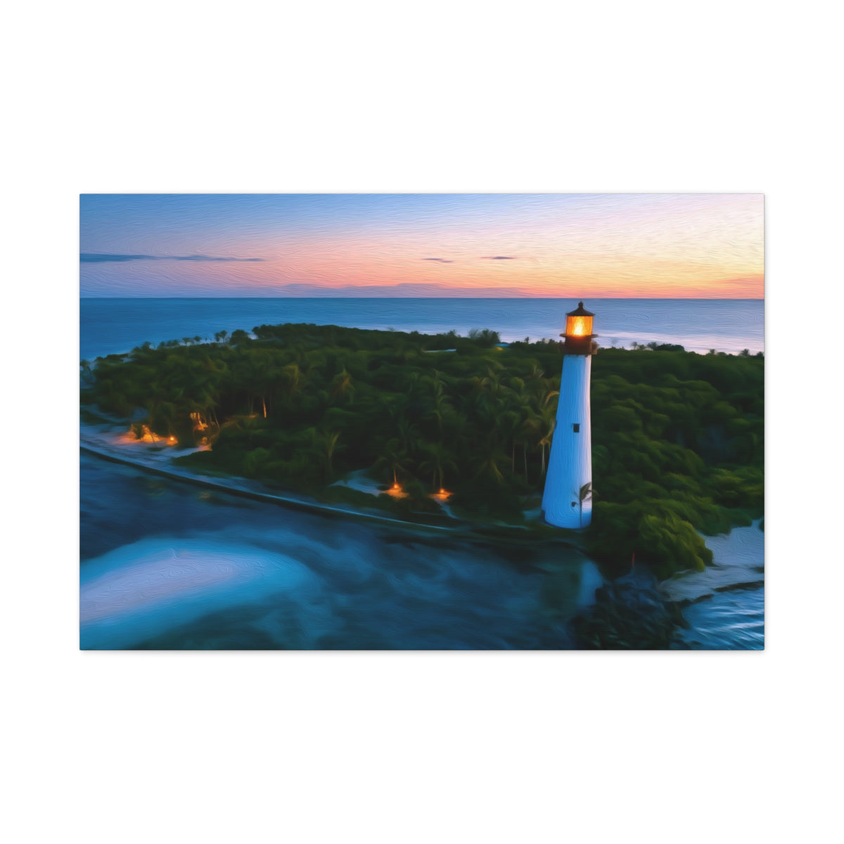 Miami, Florida | Watercolor Canvas Print | The Painted Passport®