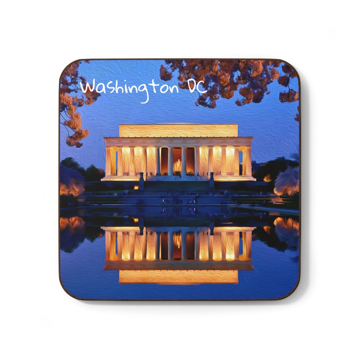 Washington DC, USA | Watercolor Coaster | The Painted Passport®