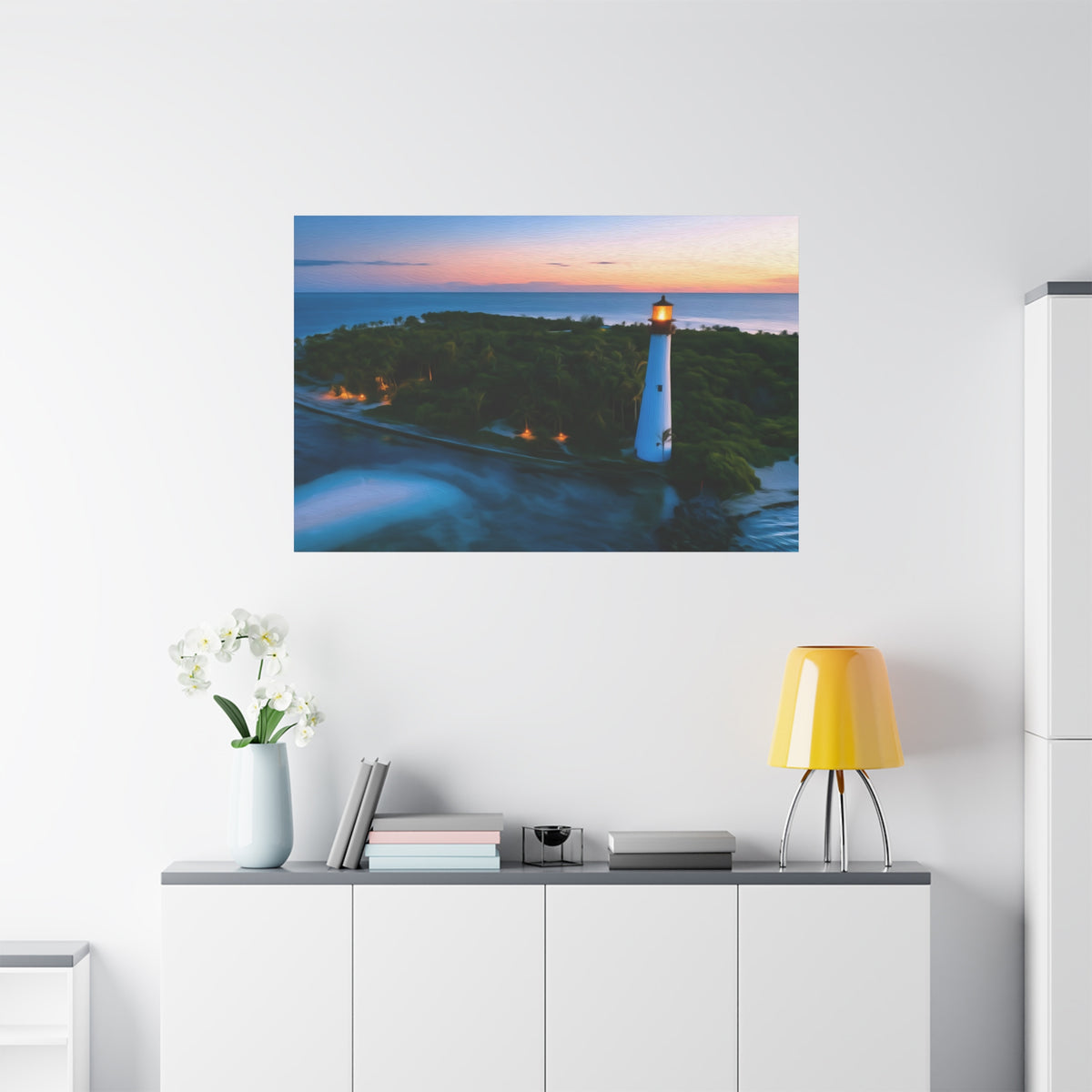 Miami, Florida | Watercolor Canvas Print | The Painted Passport®