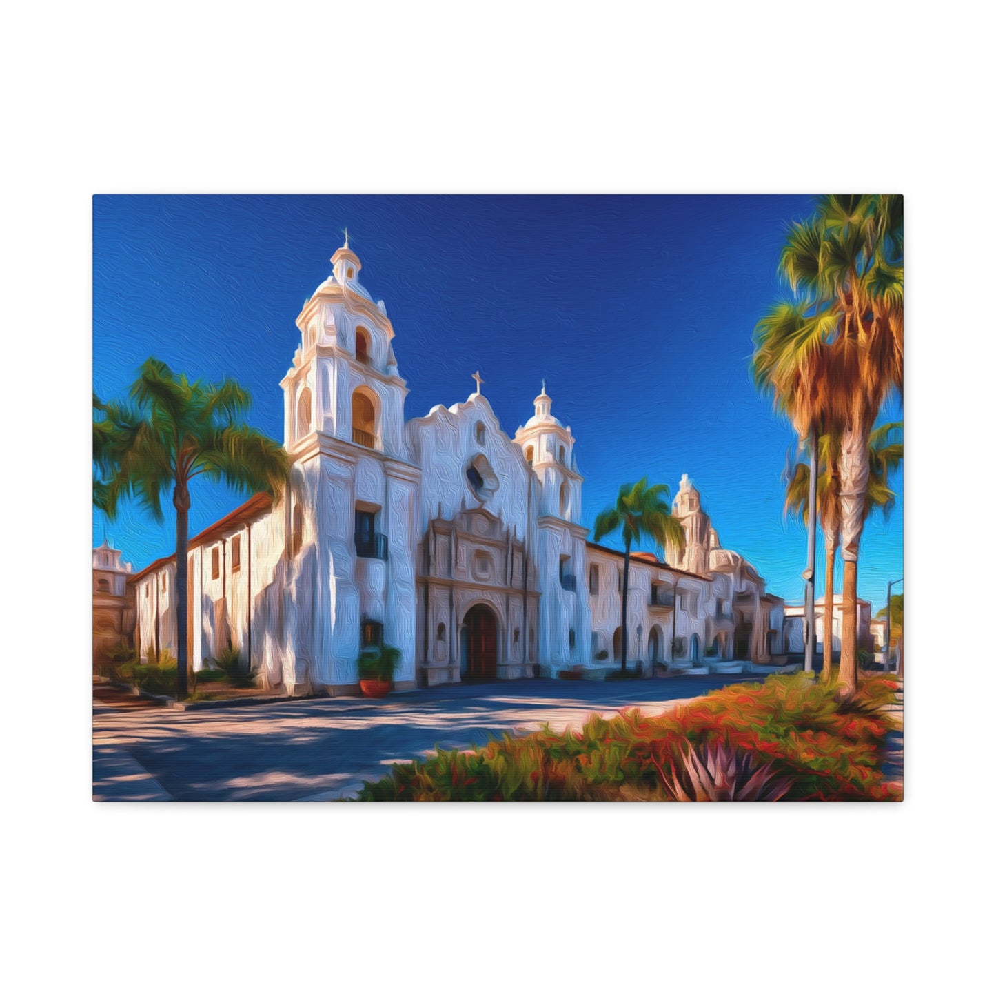 San Diego, California | Watercolor Canvas Print | The Painted Passport®