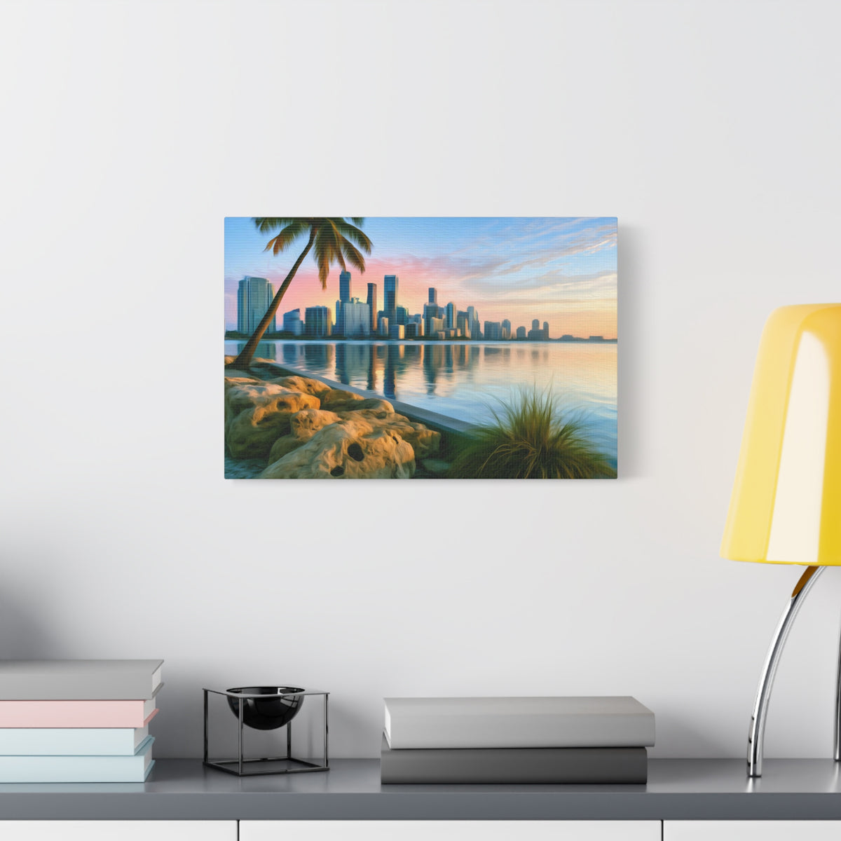 Miami, Florida | Watercolor Canvas Print | The Painted Passport®