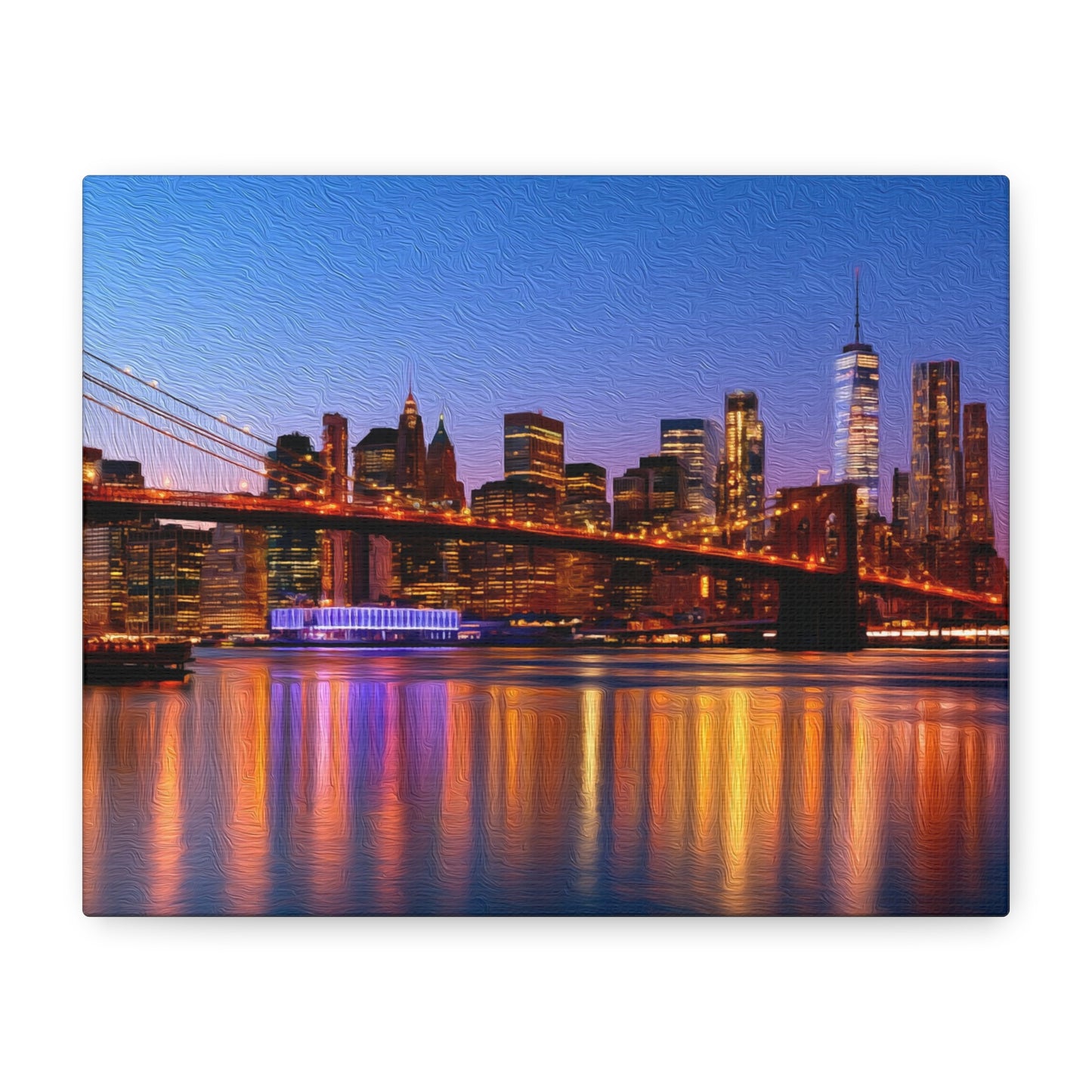 New York City, New York | Watercolor Canvas Print | The Painted Passport®