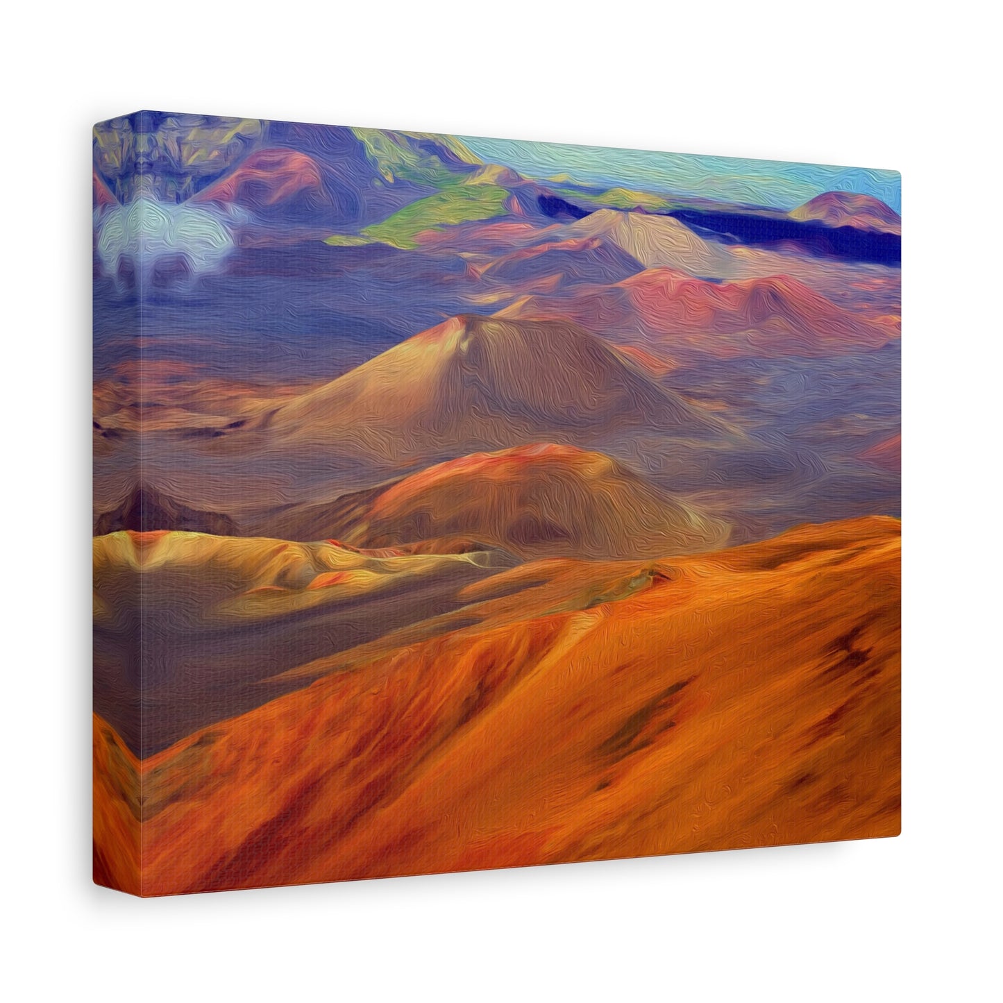 Haleakala, Maui | Watercolor Canvas Print | The Painted Passport®