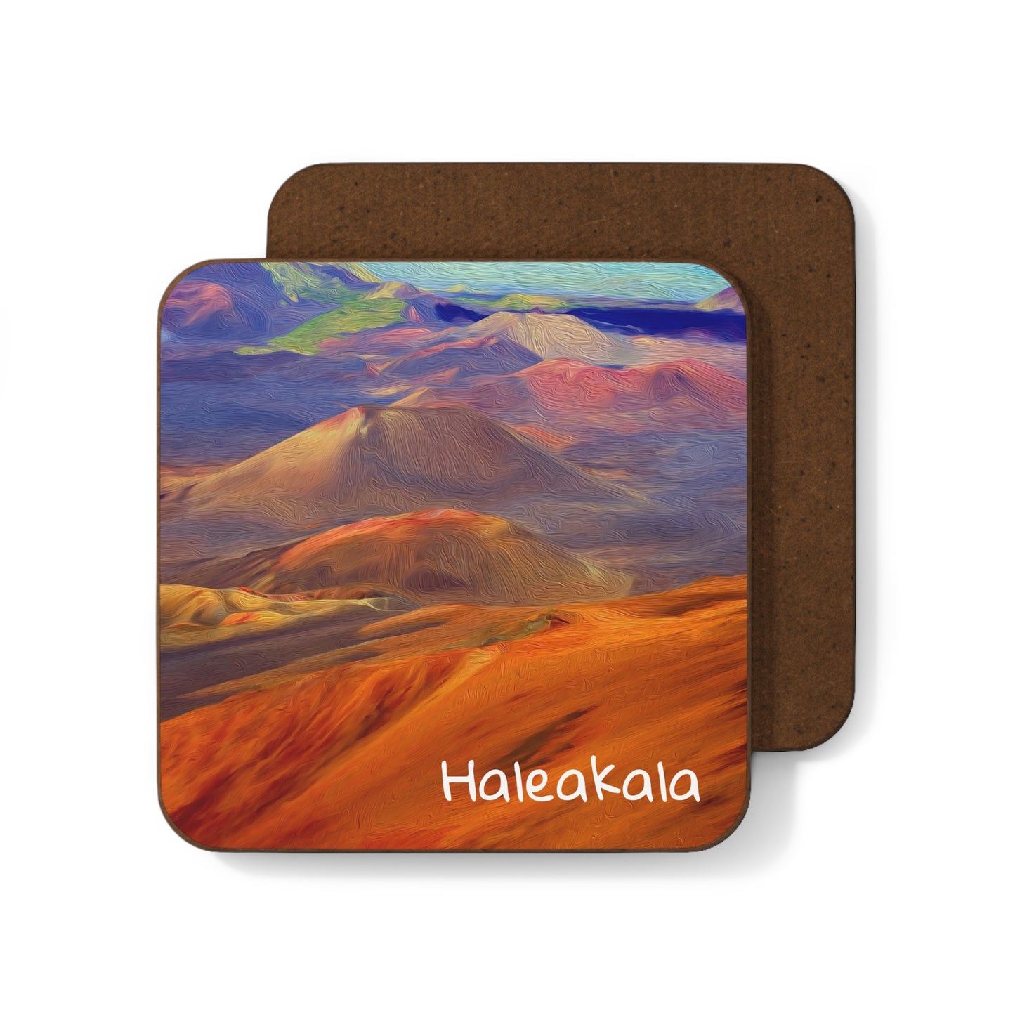 Haleakala, Maui | Watercolor Coaster | The Painted Passport®
