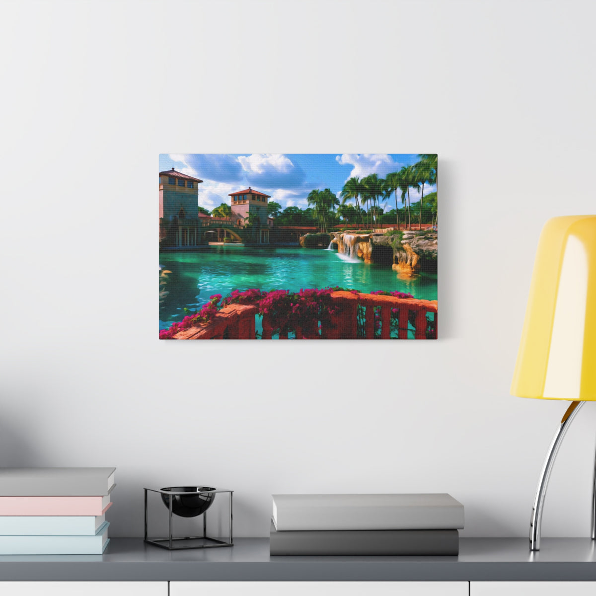 Miami, Florida | Watercolor Canvas Print | The Painted Passport®