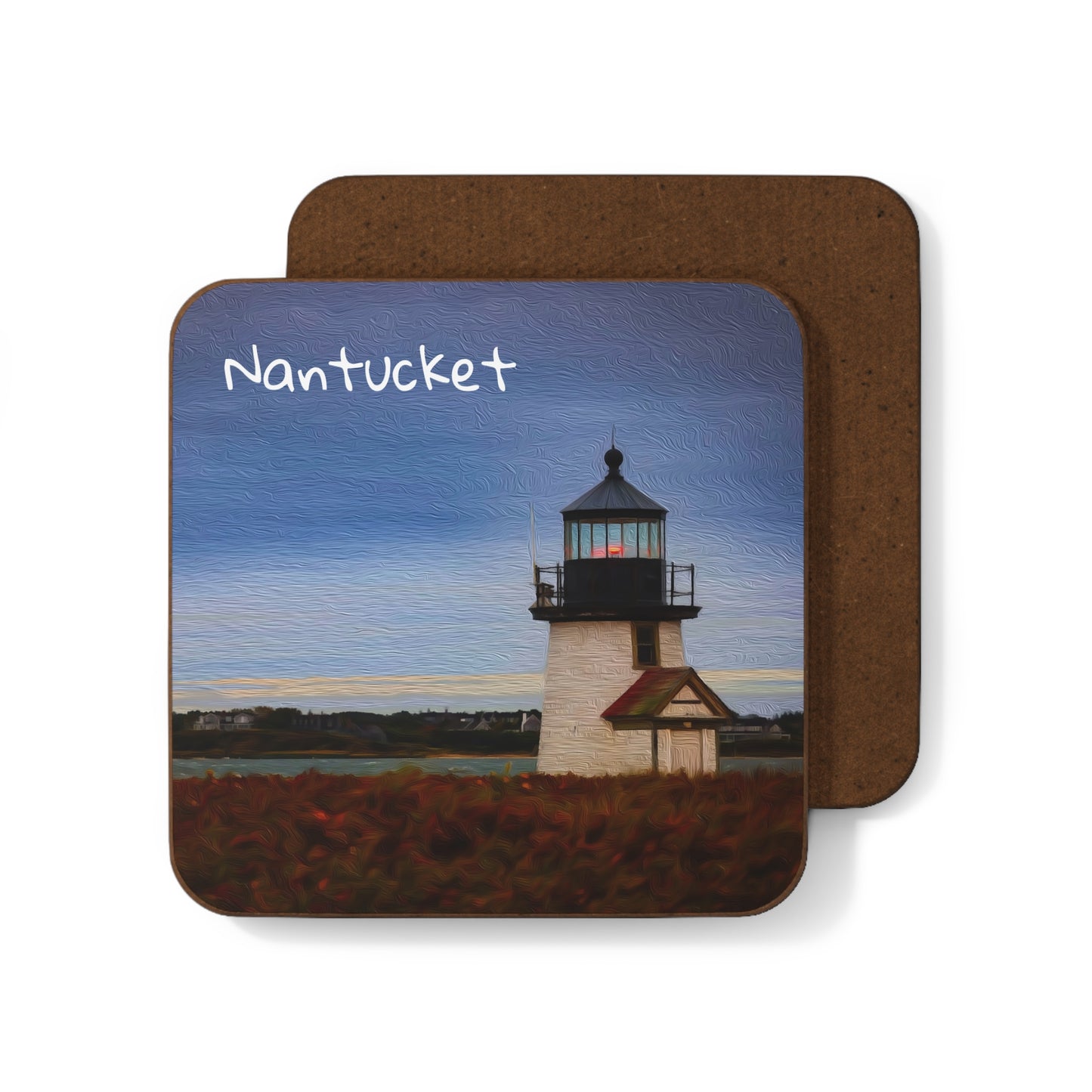 Nantucket, Massachusetts | Watercolor Coaster | The Painted Passport®