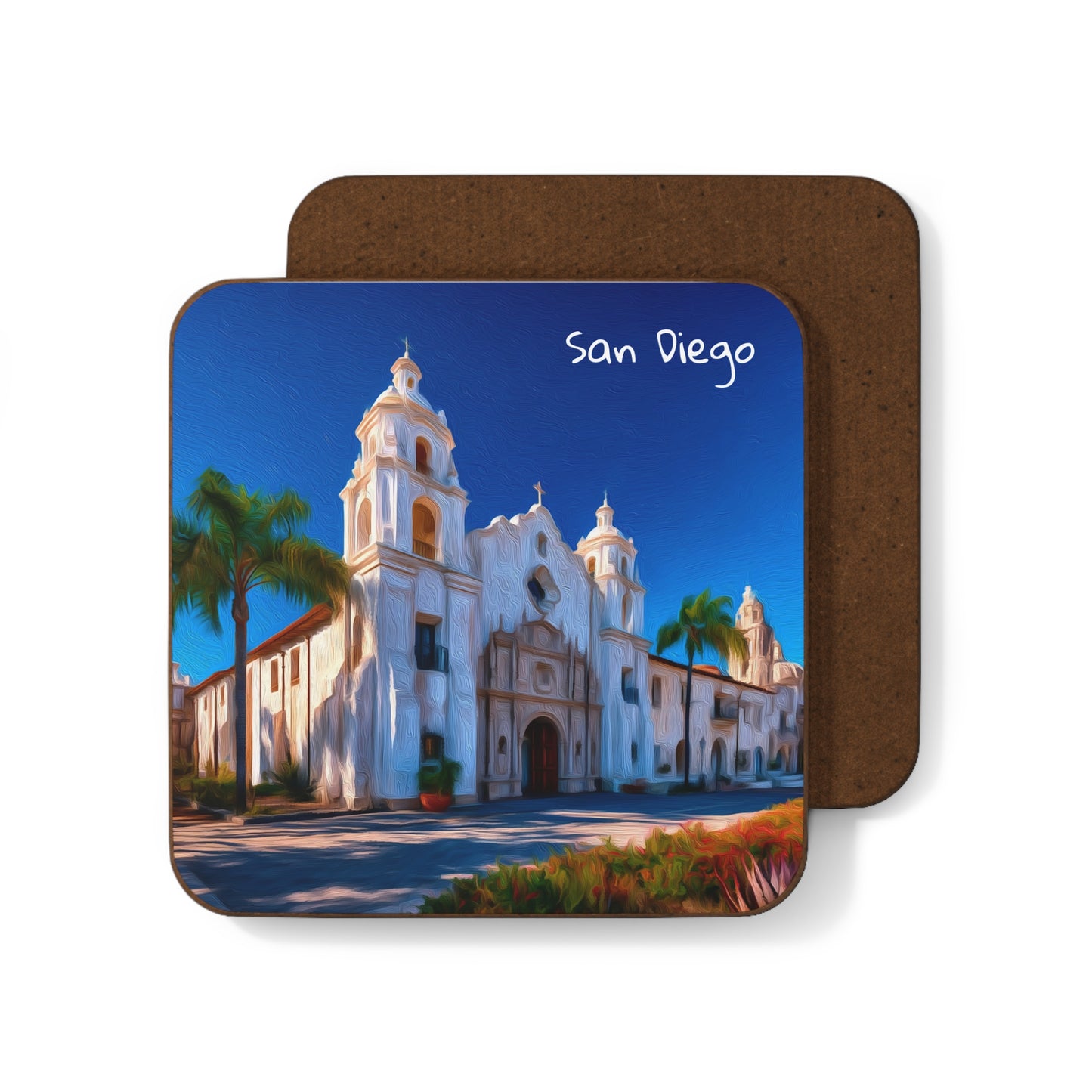 San Diego, California | Watercolor Coaster | The Painted Passport®