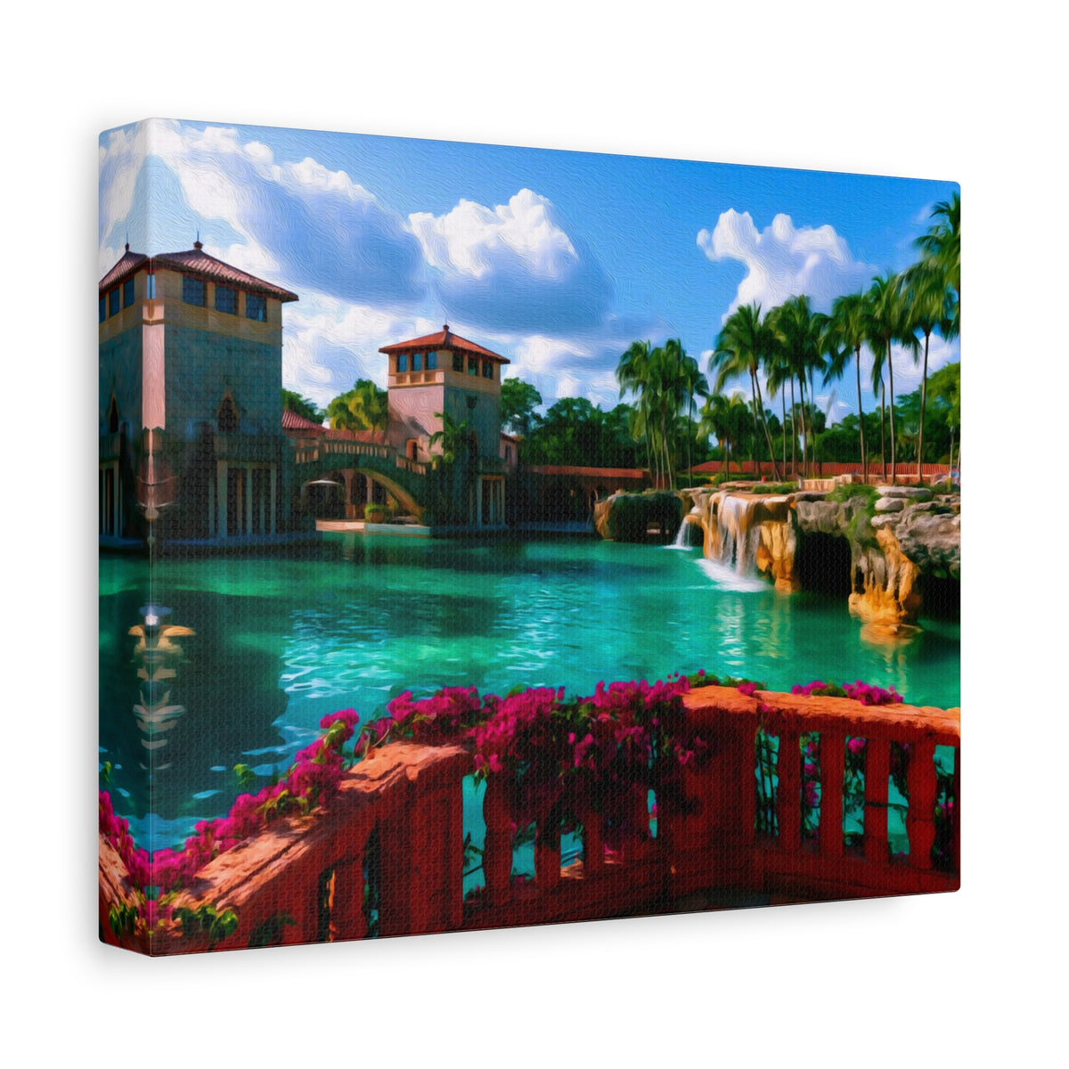 Miami, Florida | Watercolor Canvas Print | The Painted Passport®