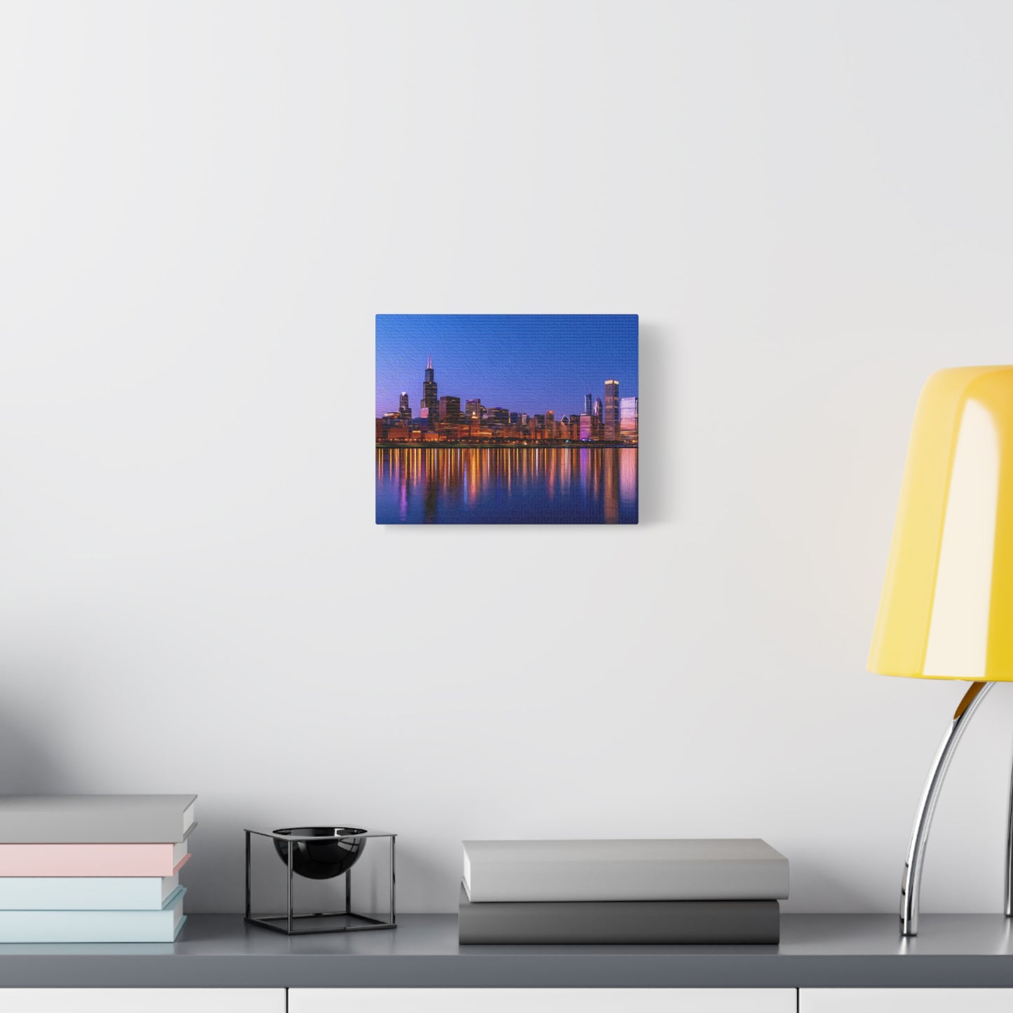 Chicago, Illinois | Watercolor Canvas Print | The Painted Passport®